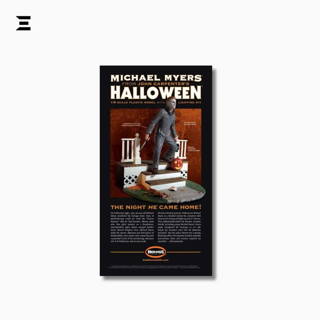 Halloween Michael Myers Plastic Model Kit – Moebius Models, 1/8 Scale (970) IBRELIA