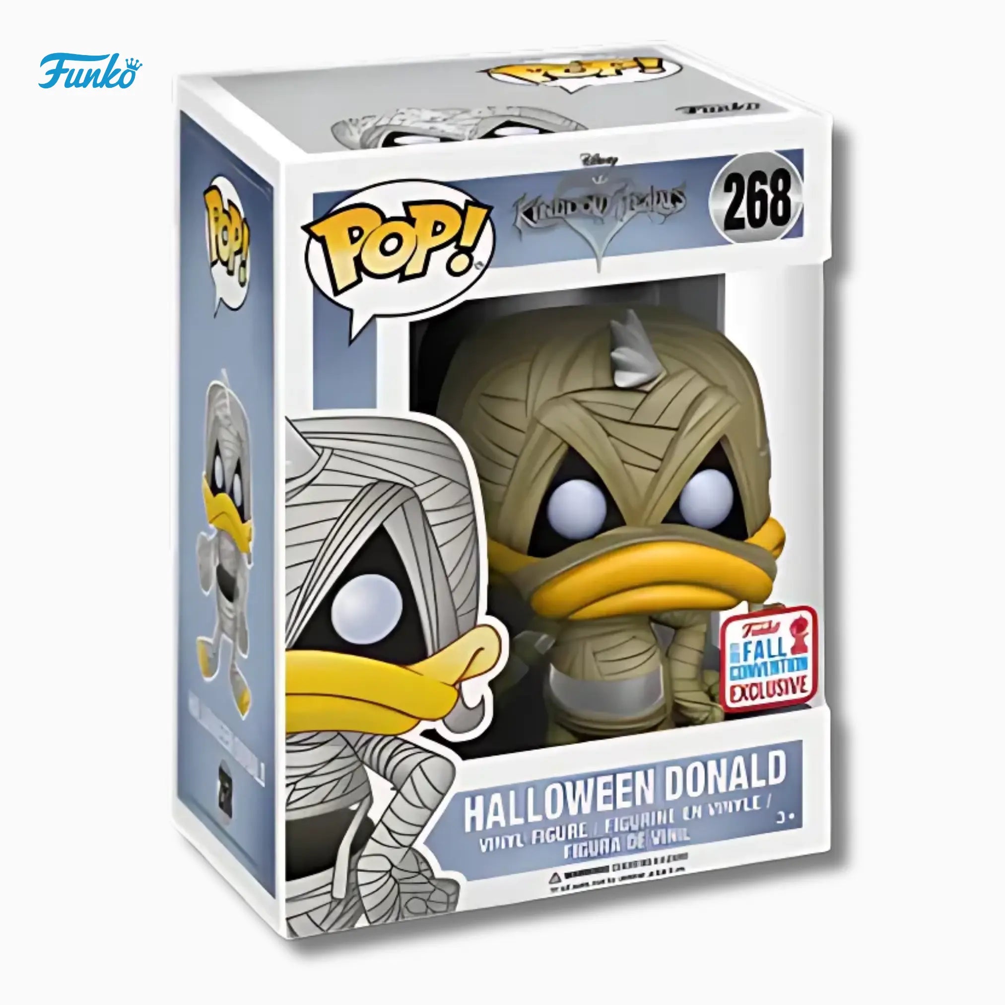 Funko Pop! Disney: Kingdom Hearts – Halloween Donald 268 (Fall Convention Exclusive, 4 - Inch) - IBRELIA