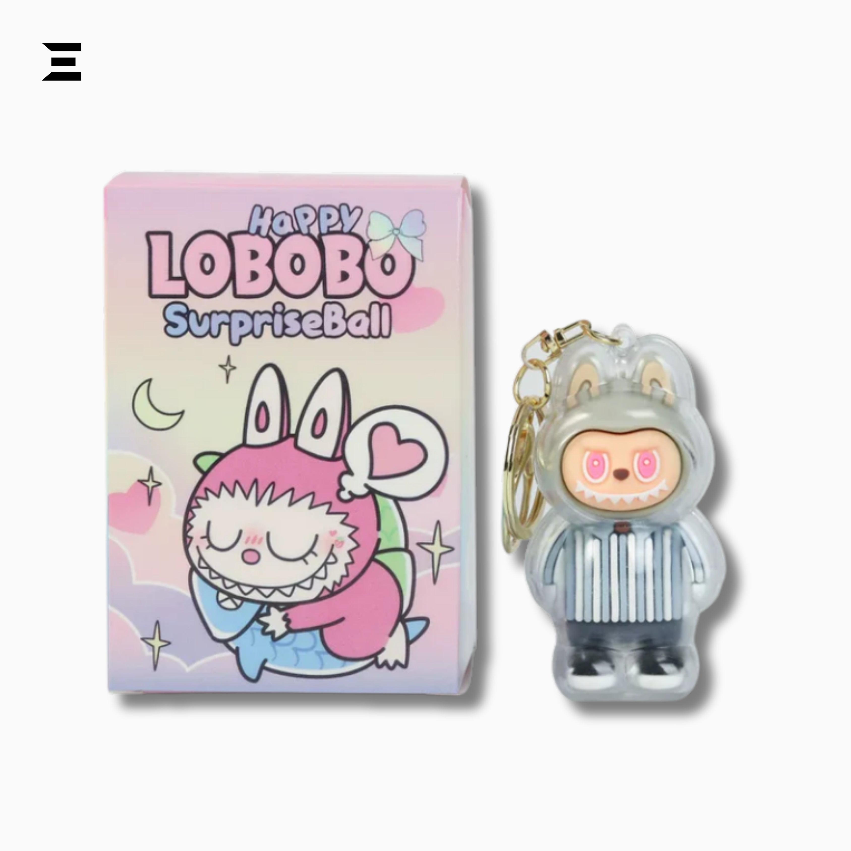 Lobobo Surprise Ball Keychain | Cute Mystery Toy Keychain | Random Collectible | IBRELIA™