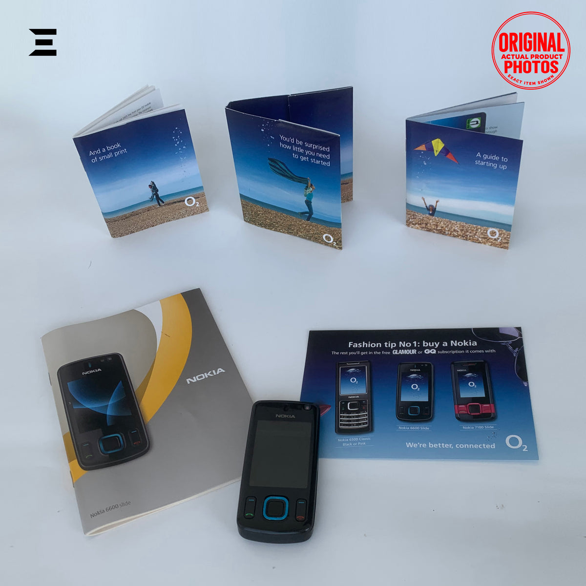 Nokia 6600 Slide Black | Pre-Owned | Complete Original Box & Accessories | Classic Nokia Slider Phone