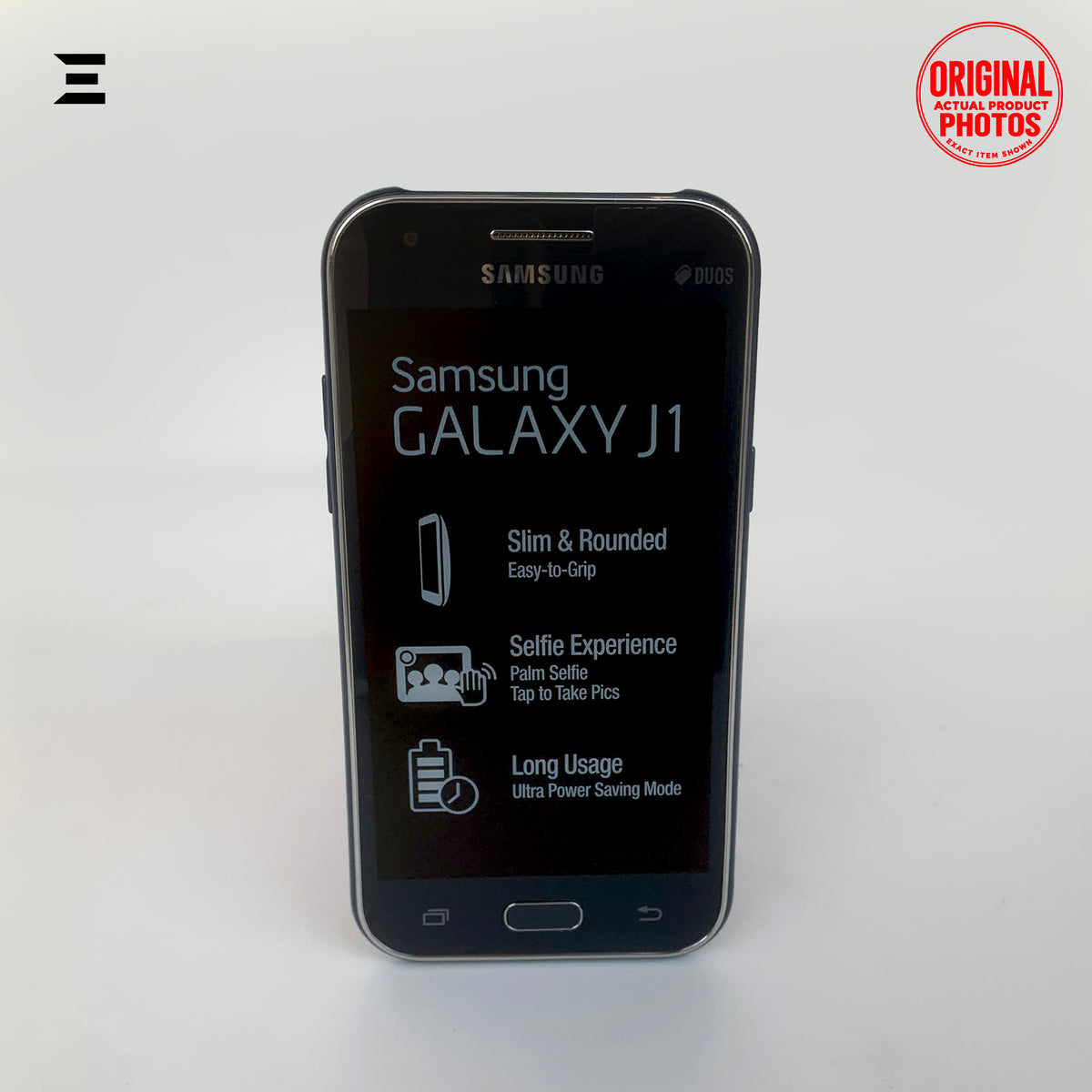 Samsung Galaxy J1 SM-J100F Black | Brand New | Original Box & Complete Accessories | Classic Samsung Android Smartphone