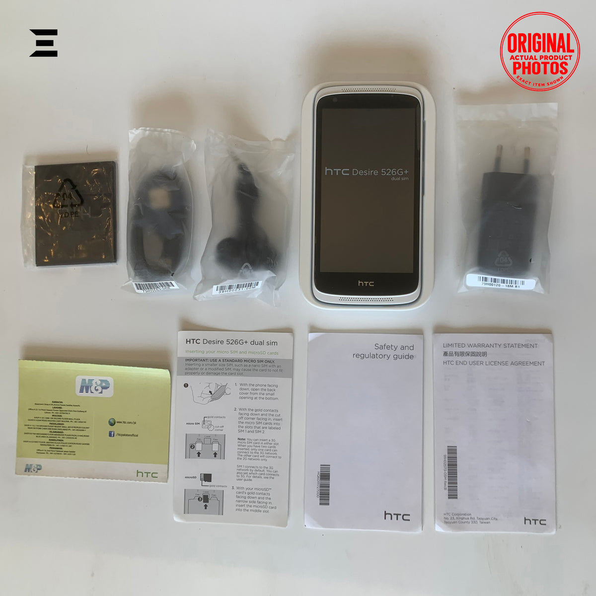 HTC Desire 526G+ Dual SIM White | Brand New | Original Box Pack | 16GB | Classic Android Smartphone