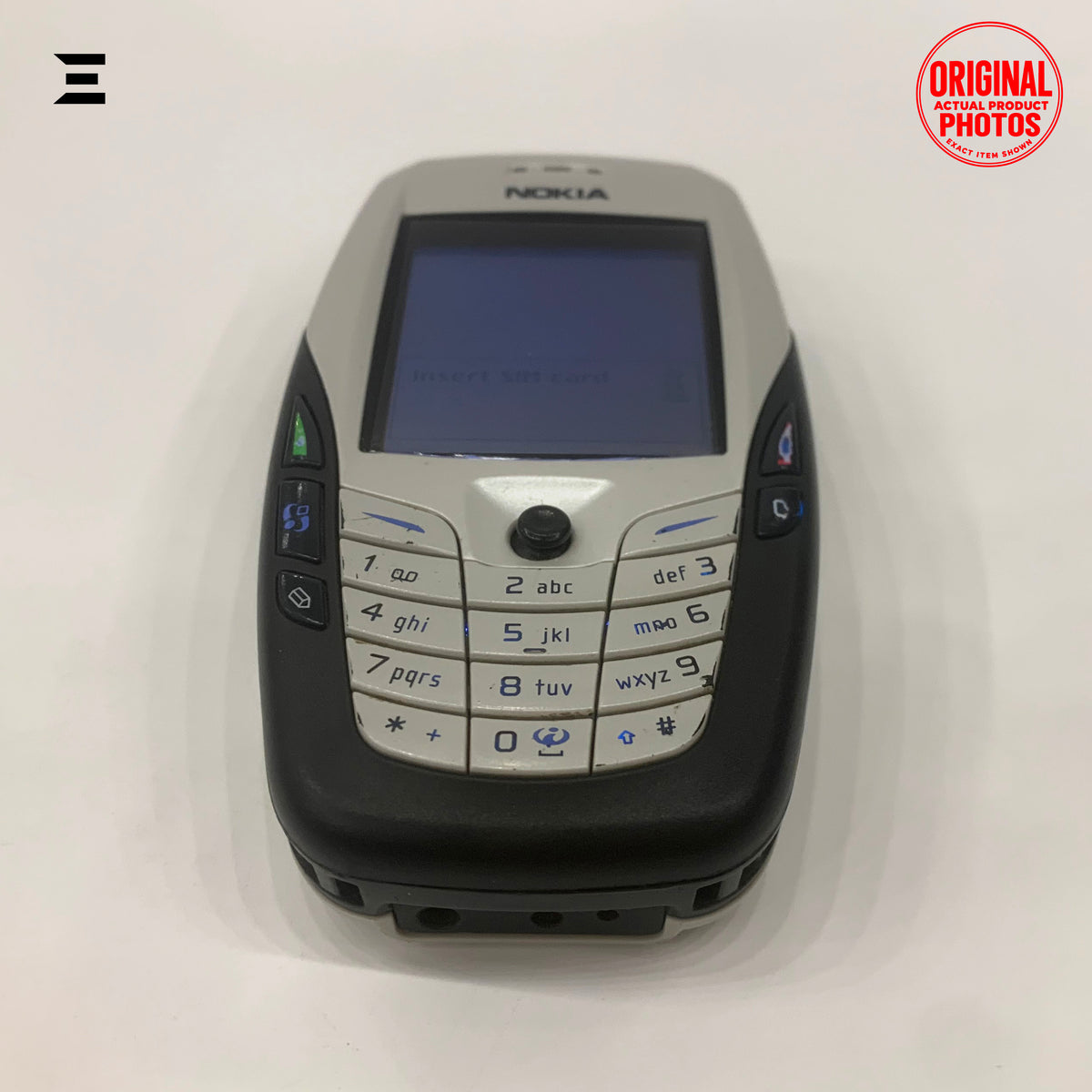 Nokia 6600 Classic Silver & Black | Pre-Owned Mint Condition | Original Nokia Symbian Smartphone | Phone Only – With Charger