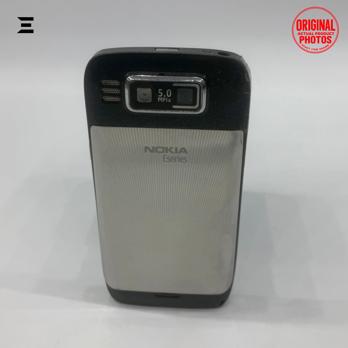 Nokia E72 Silver & Black | Pre-Owned | Original Nokia Symbian QWERTY Smartphone | Phone Only – No Accessories Included