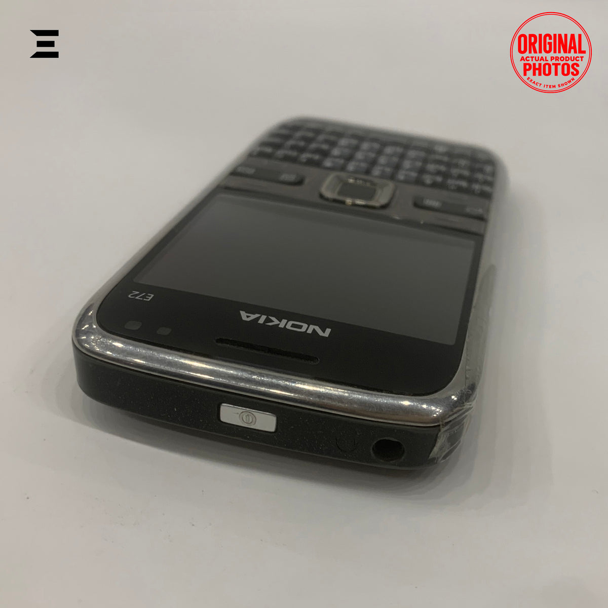 Nokia E72 Silver & Black | Pre-Owned | Original Nokia Symbian QWERTY Smartphone | Phone Only – With Charger