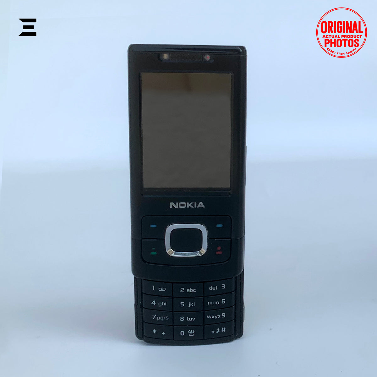 Nokia 6500 Slide Black | Pre-Owned | Original Nokia 3.2MP Carl Zeiss Slider Mobile Phone | Phone Only – No Accessories Included