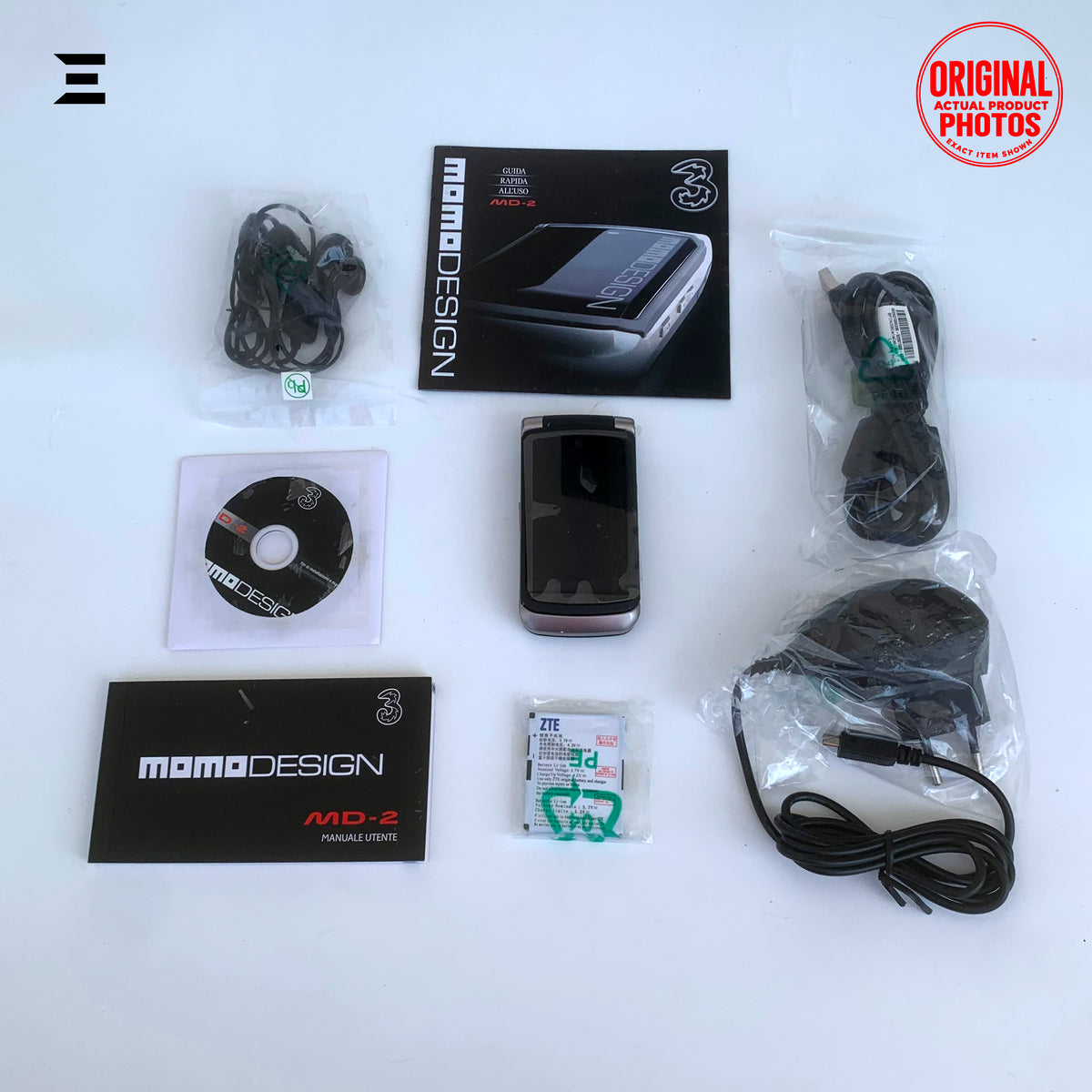 MOMO Design MD-2 | Brand New | Complete Set with Accessories | Rare Vintage Designer Mobile Phone