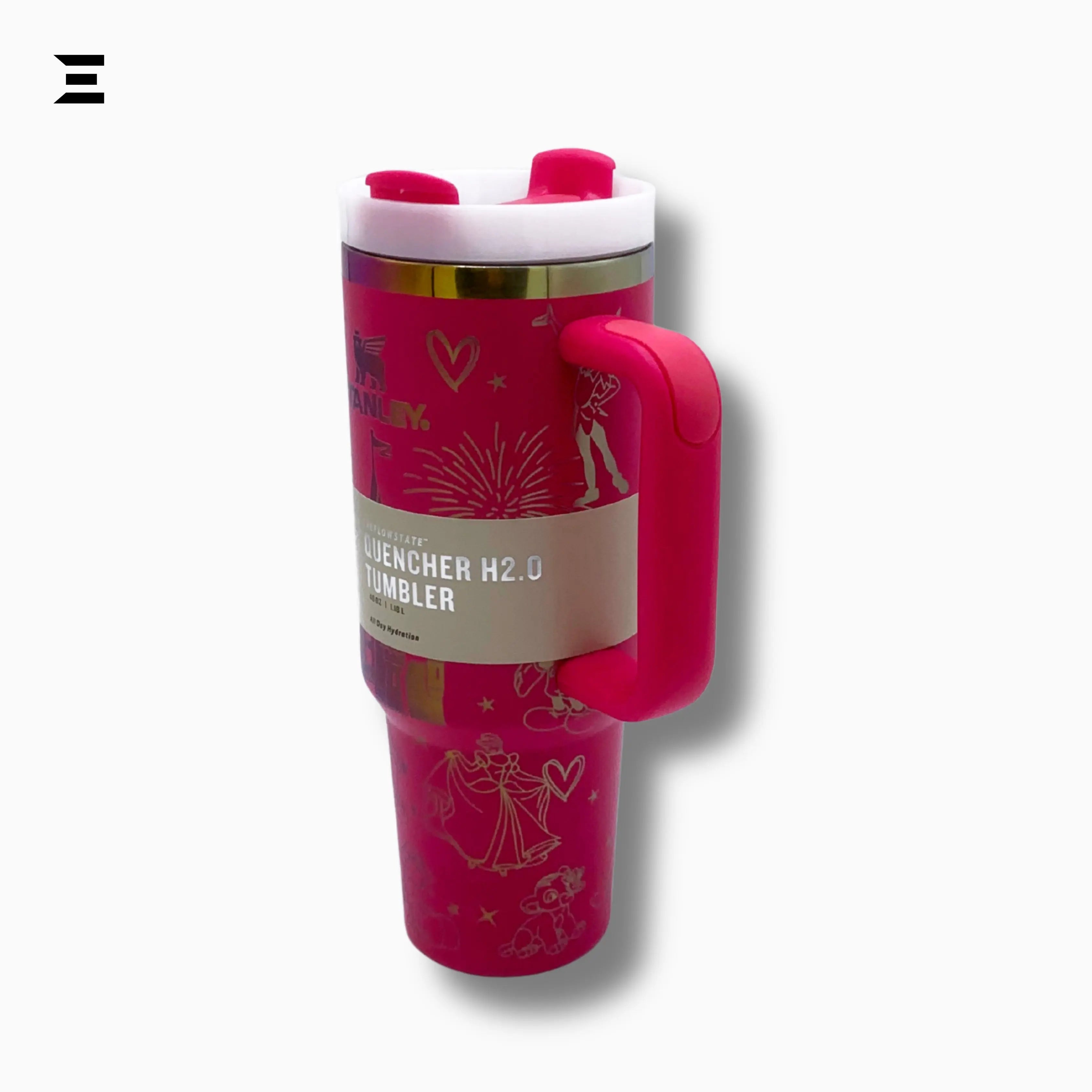 Stanley Quencher H2.0 Flowstate™ Tumbler – Magenta Pink | 40oz (1.18L) | IBRELIA™ IBRELIA