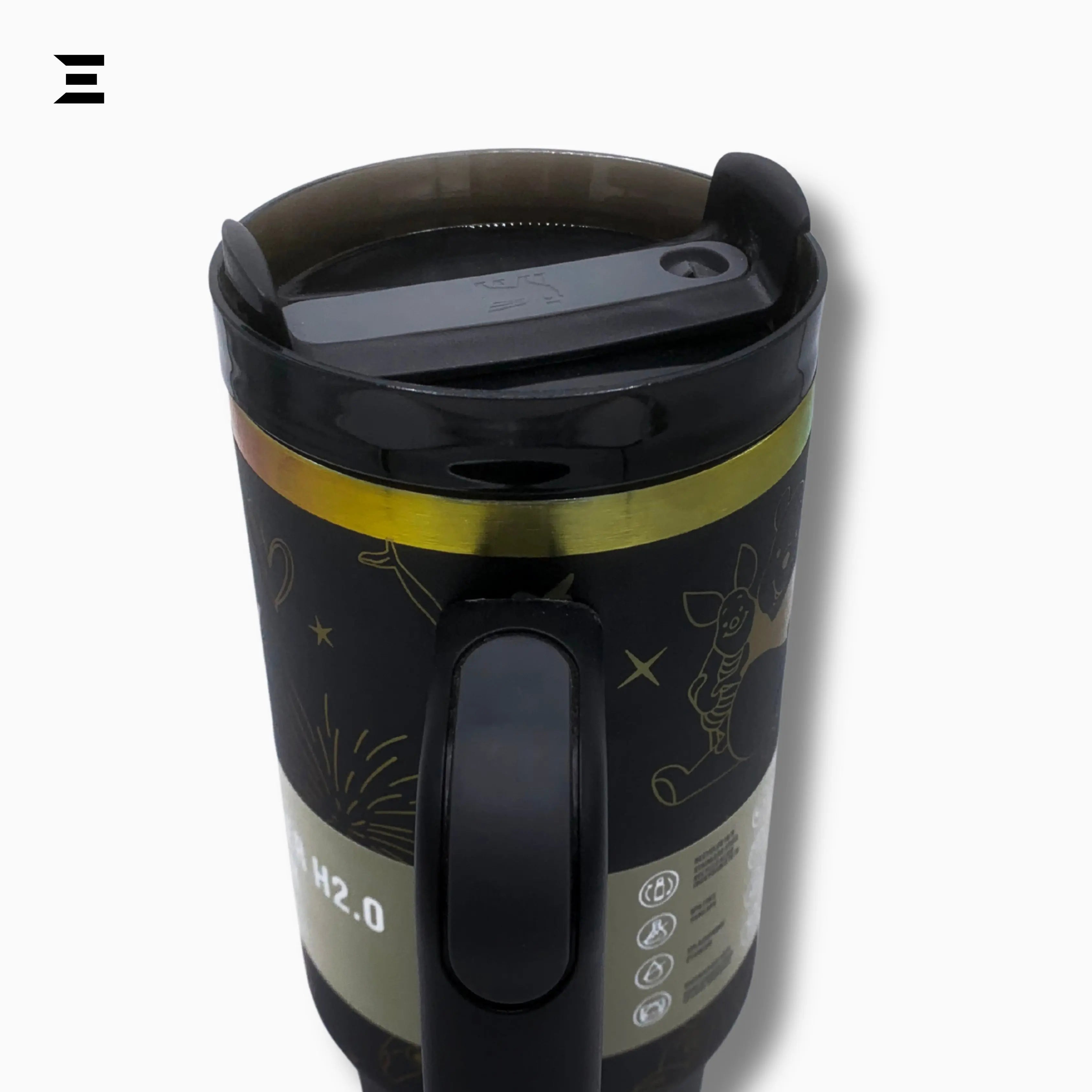 Stanley Quencher H2.0 Flowstate™ Tumbler – Jet Black | 40oz (1.18L) | IBRELIA™ IBRELIA