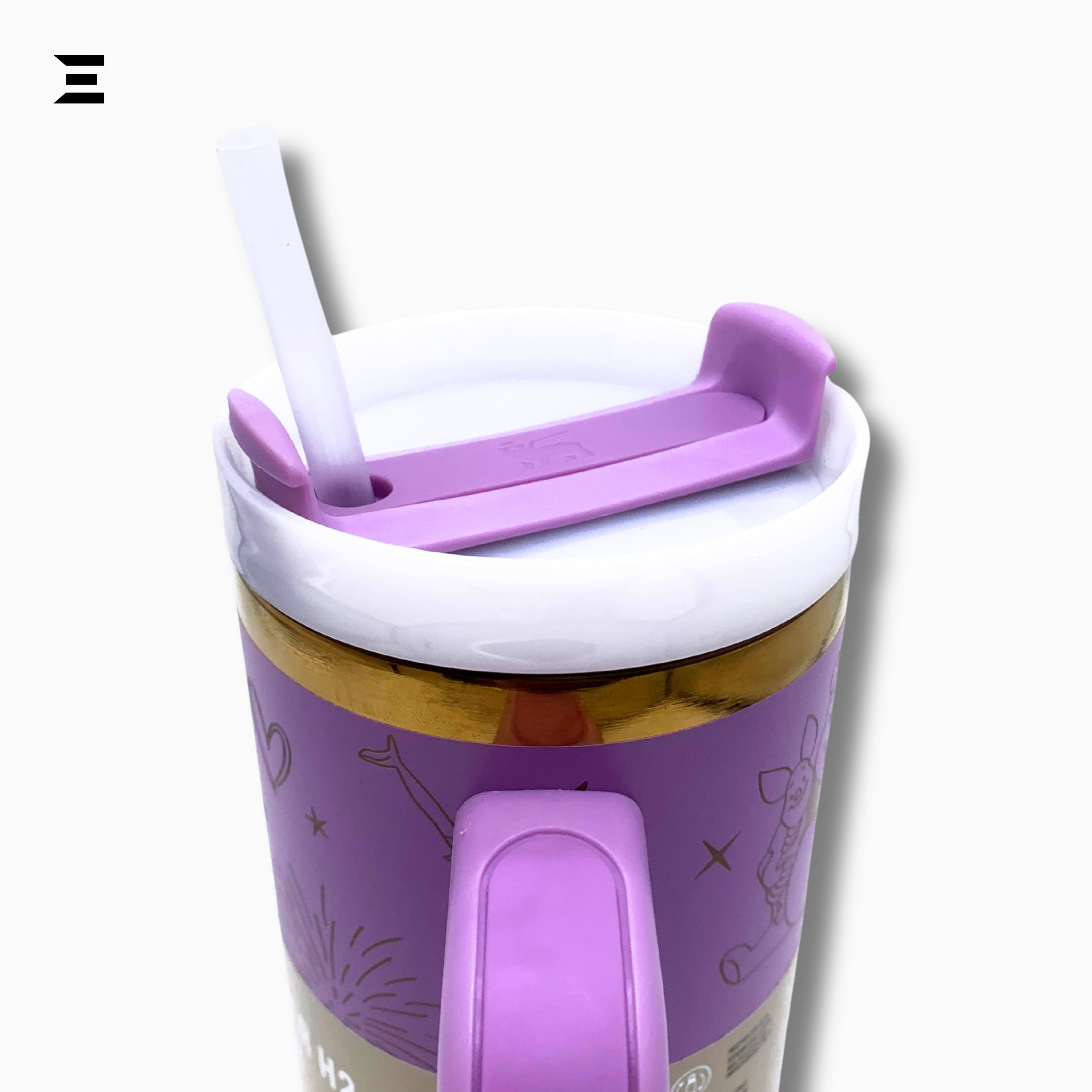 Stanley Quencher H2.0 Flowstate™ Tumbler – Purple Spark | 40oz (1.18L) | IBRELIA™ IBRELIA