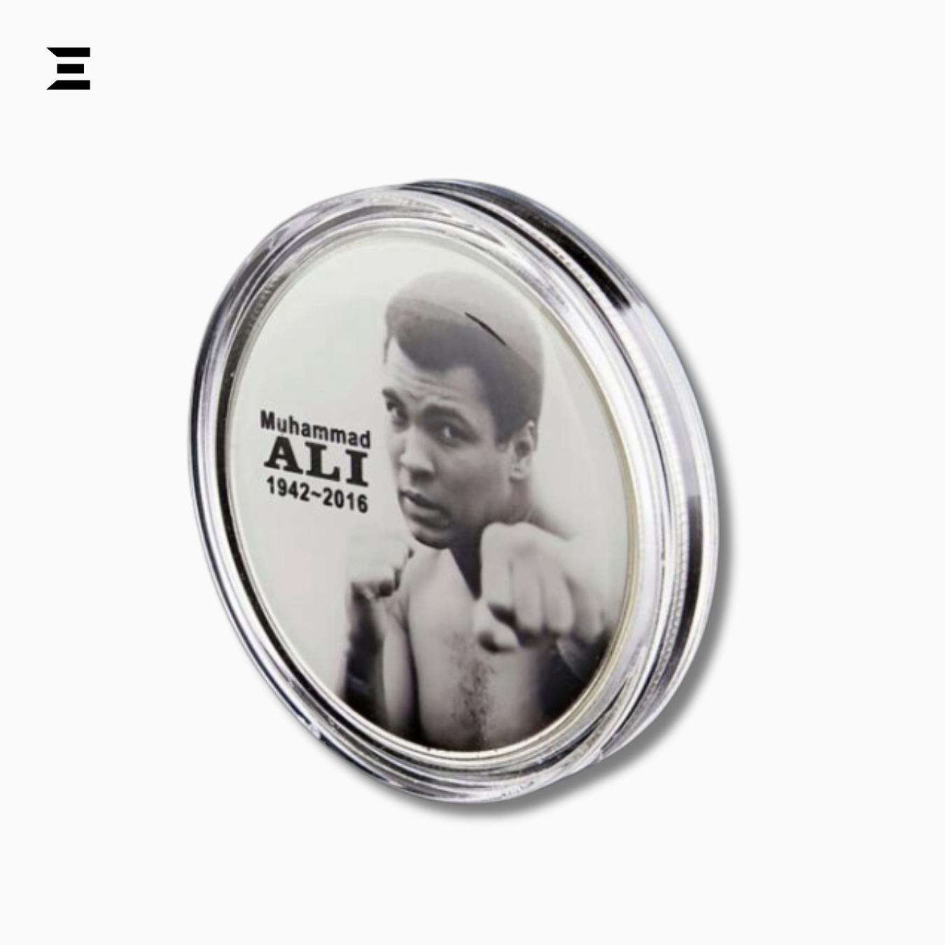 Muhammad Ali Boxing Champion Gold Plated Souvenir Coin – Sportsman of the Century Collectible IBRELIA
