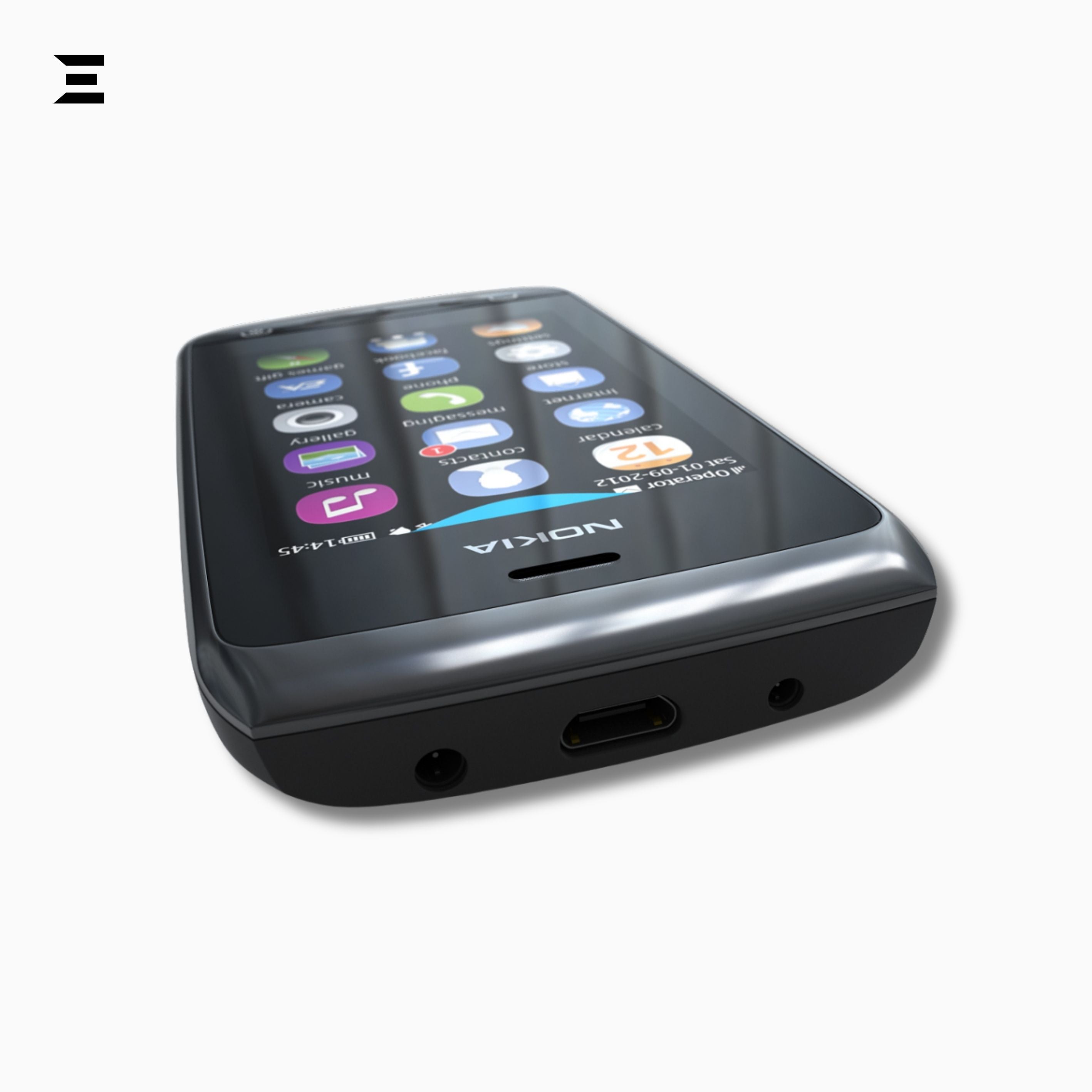 Nokia Asha 309 Black | Brand New | Touchscreen WiFi Mobile | Original Nokia