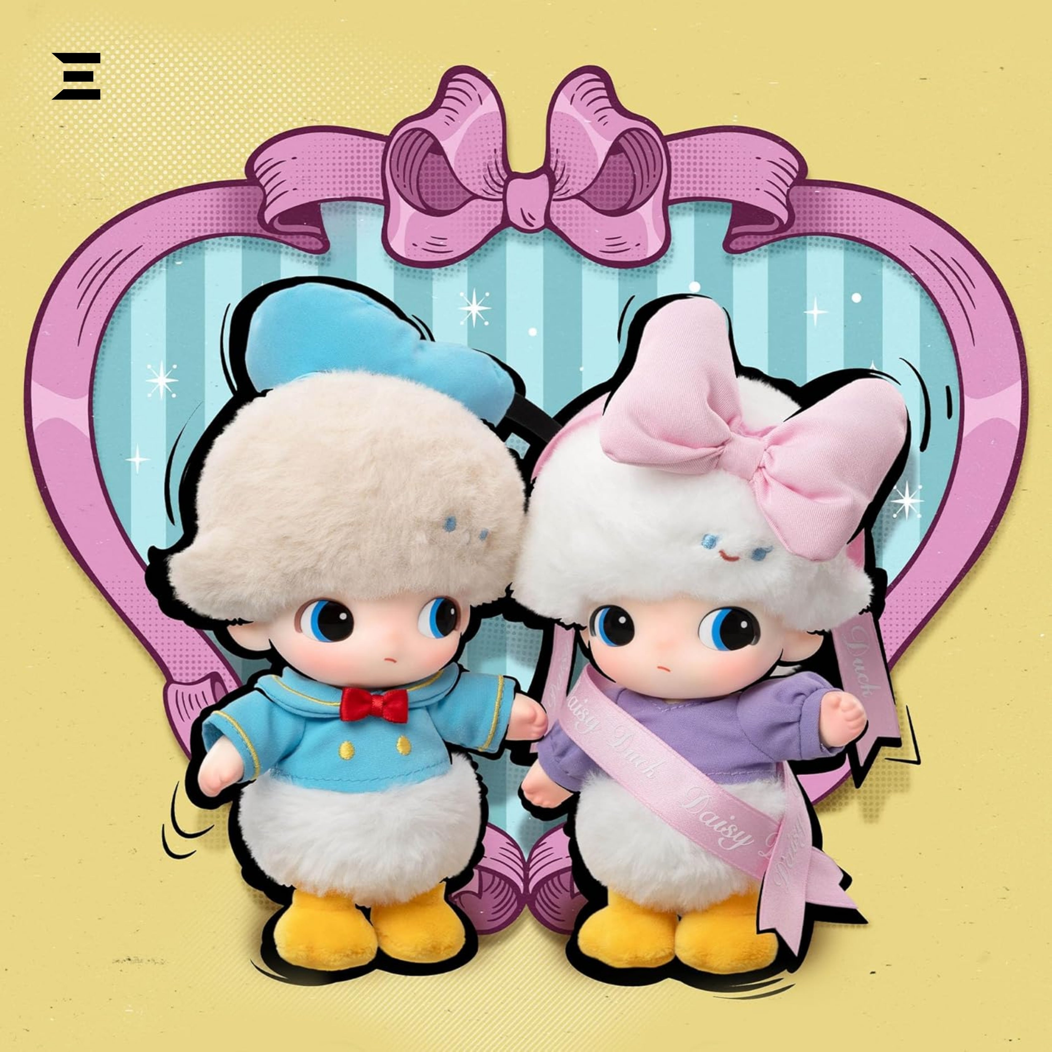 DIMOO World × Disney Vinyl Plush Keychain Blind Box (16cm) | IBRELIA™ IBRELIA