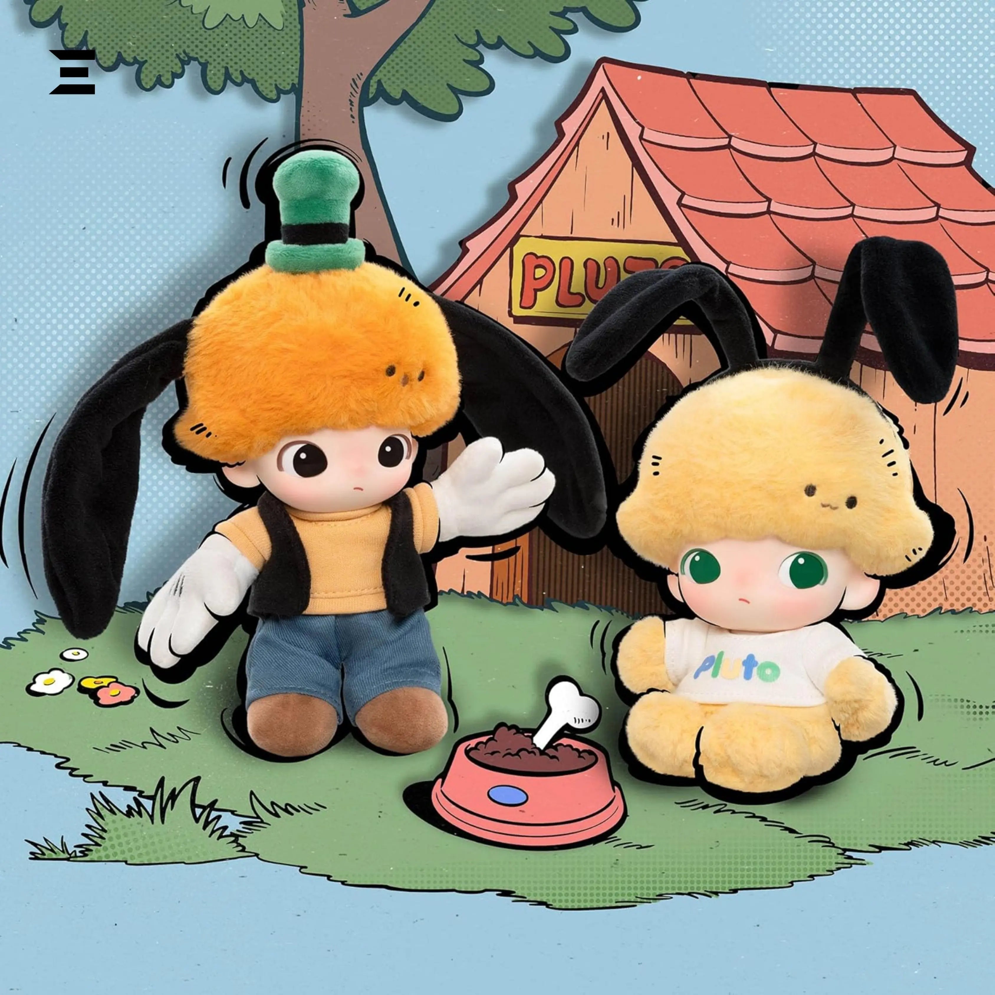 DIMOO World × Disney Vinyl Plush Keychain Blind Box (16cm) | IBRELIA™ IBRELIA