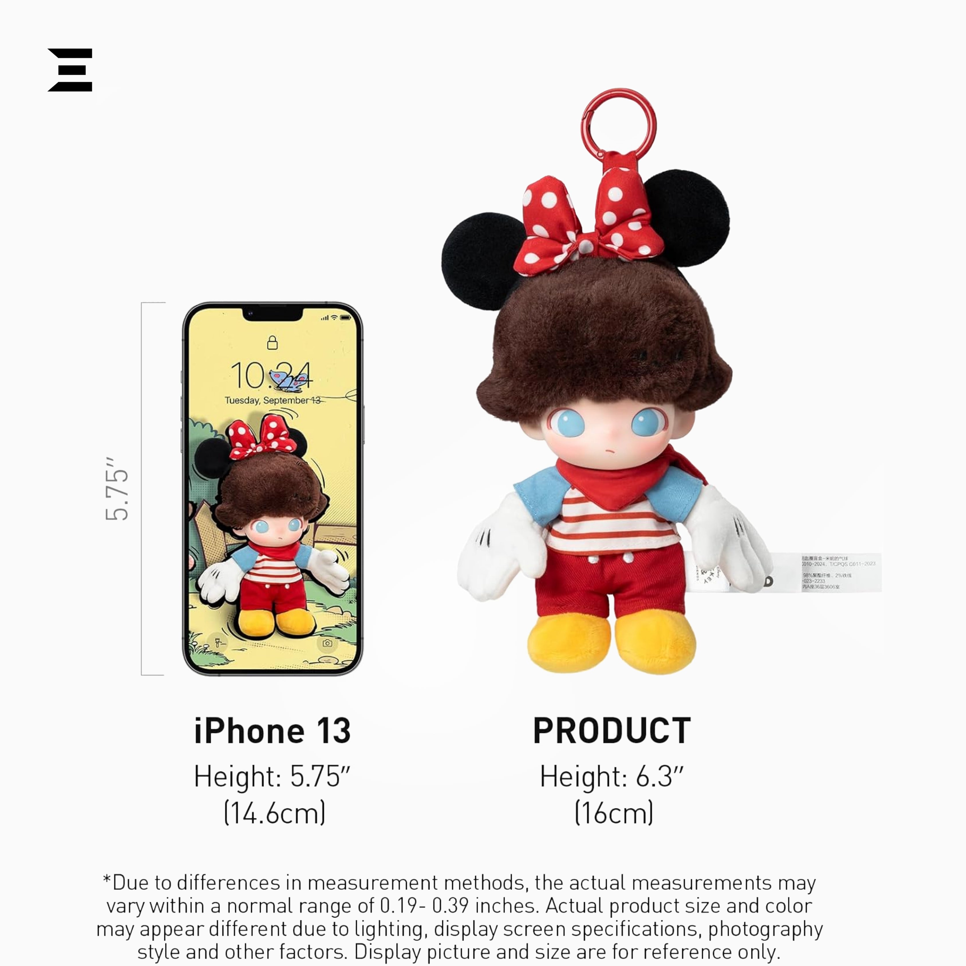 DIMOO World × Disney Vinyl Plush Keychain Blind Box (16cm) | IBRELIA™