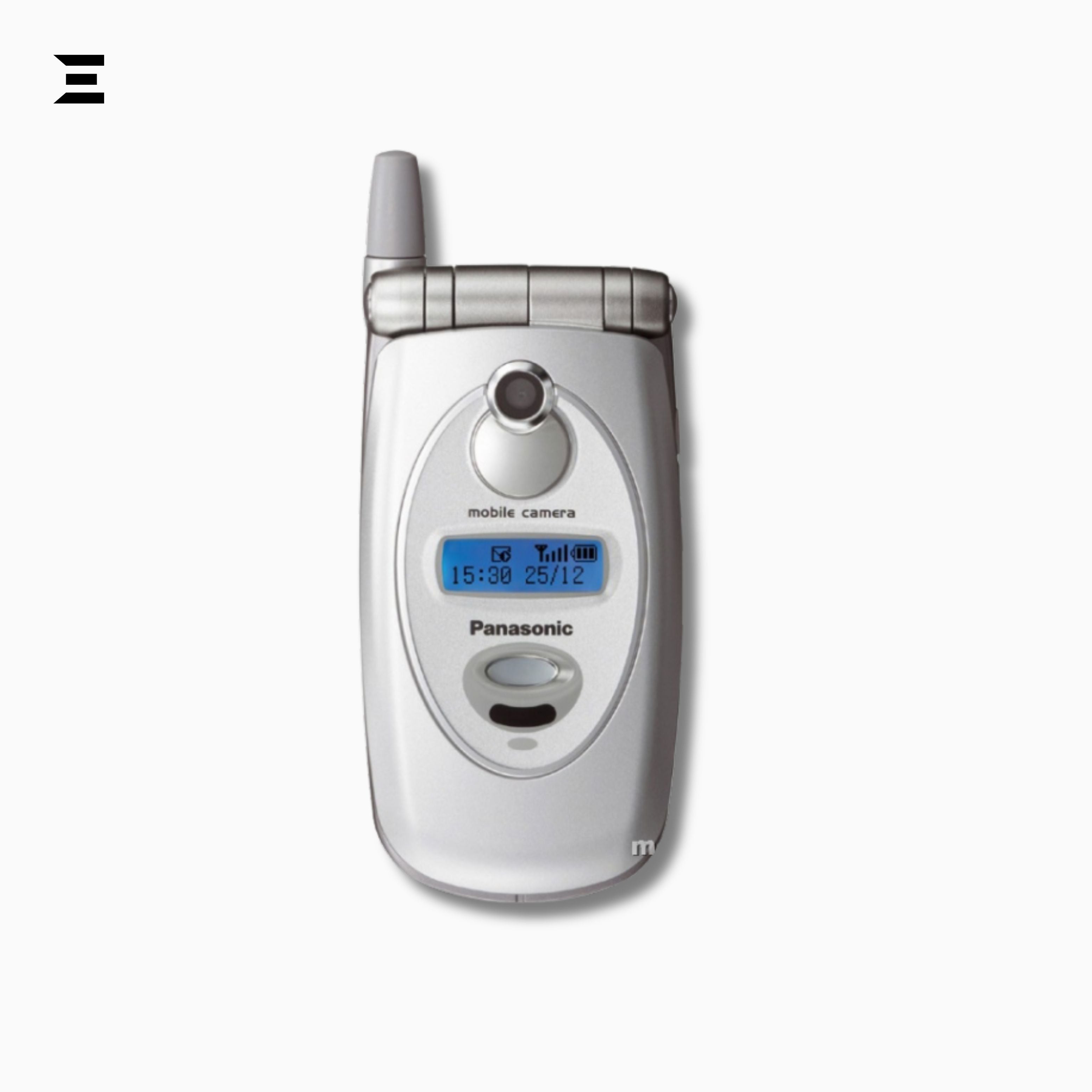 Panasonic EB-GD87 – Premium Pre-Owned | Vintage Collector Flip Mobile Phone