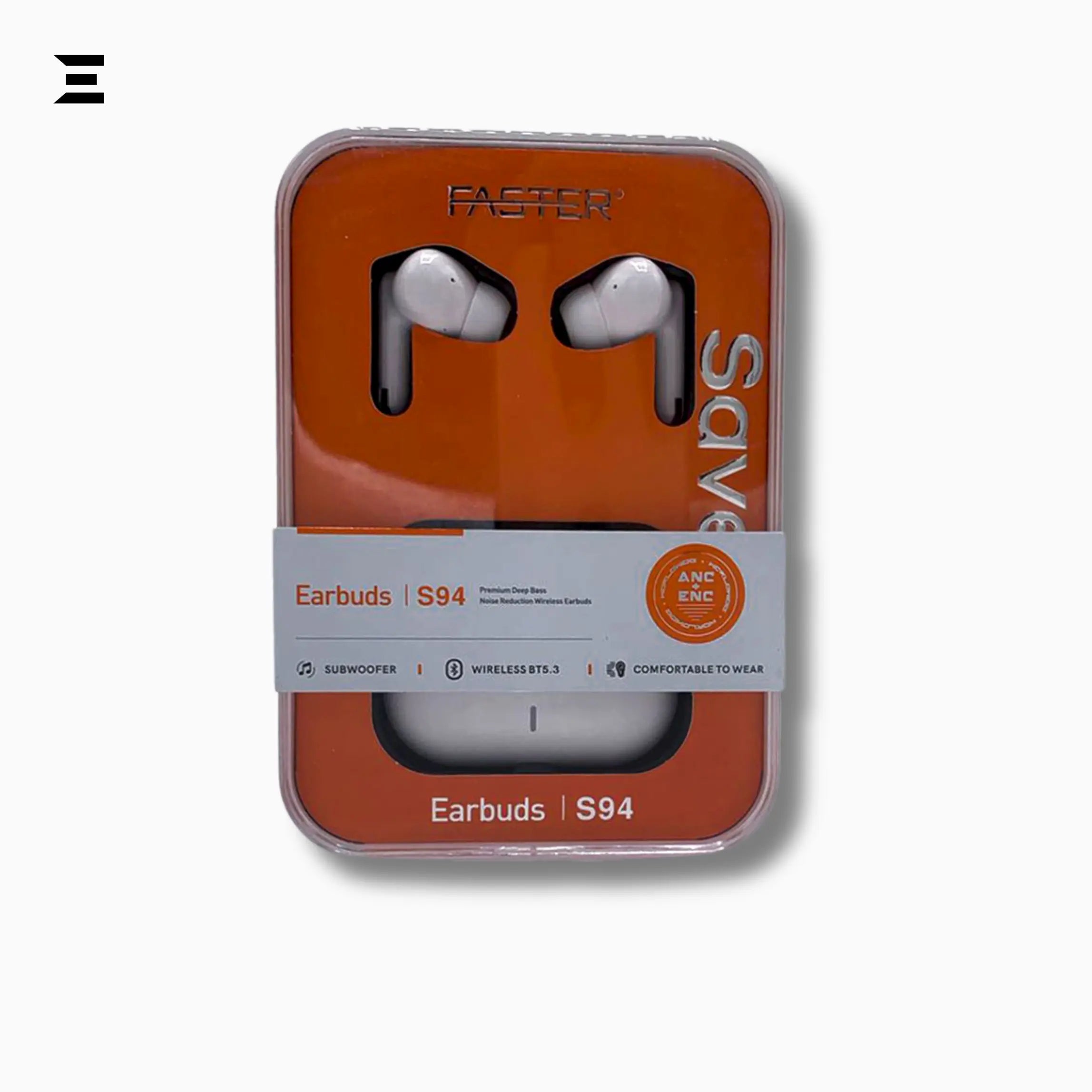 Faster S94 Saver Buds – Bluetooth 5.3 Earbuds, 40H Playtime, IPX4 - IBRELIA