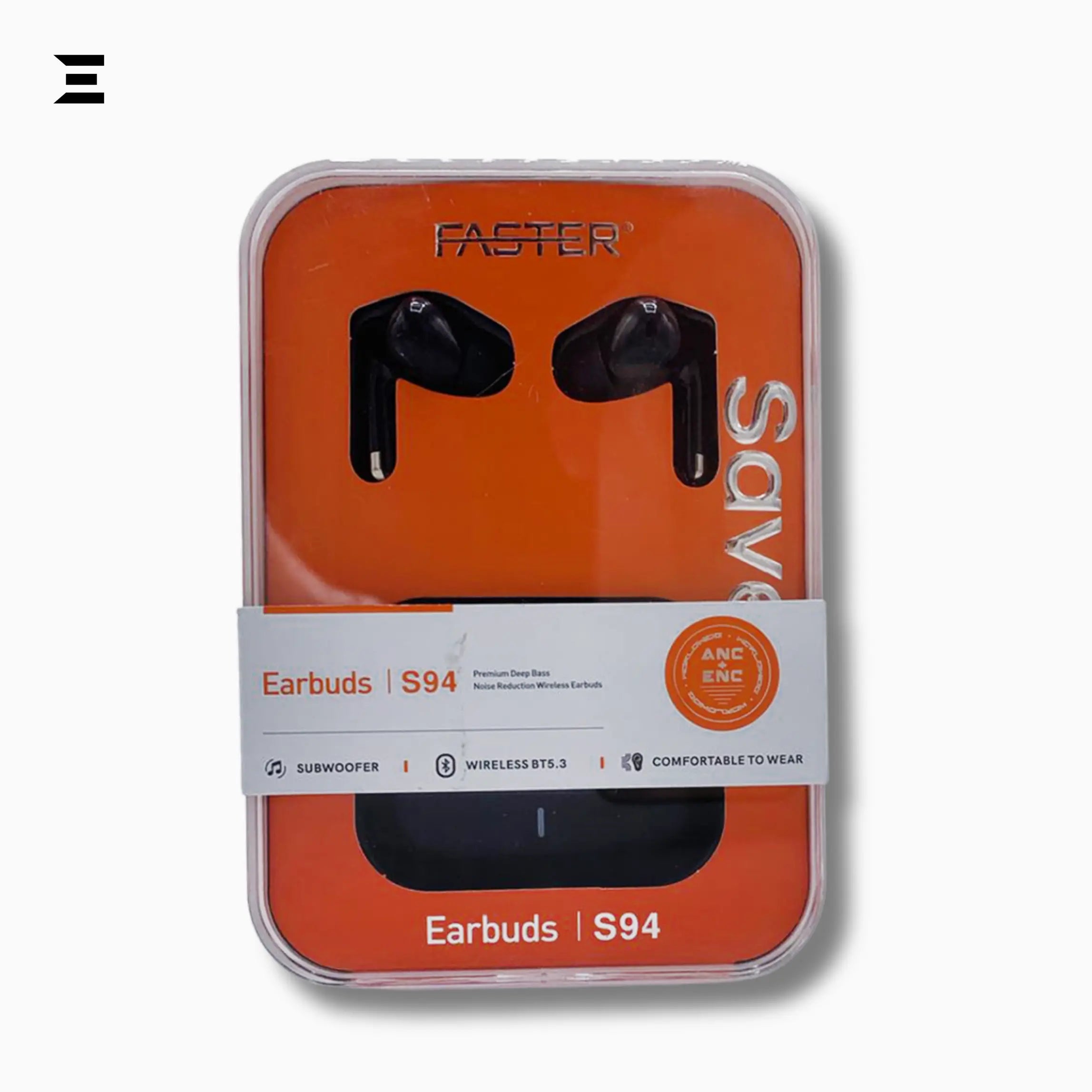 Faster S94 Saver Buds – Bluetooth 5.3 Earbuds, 40H Playtime, IPX4 - IBRELIA