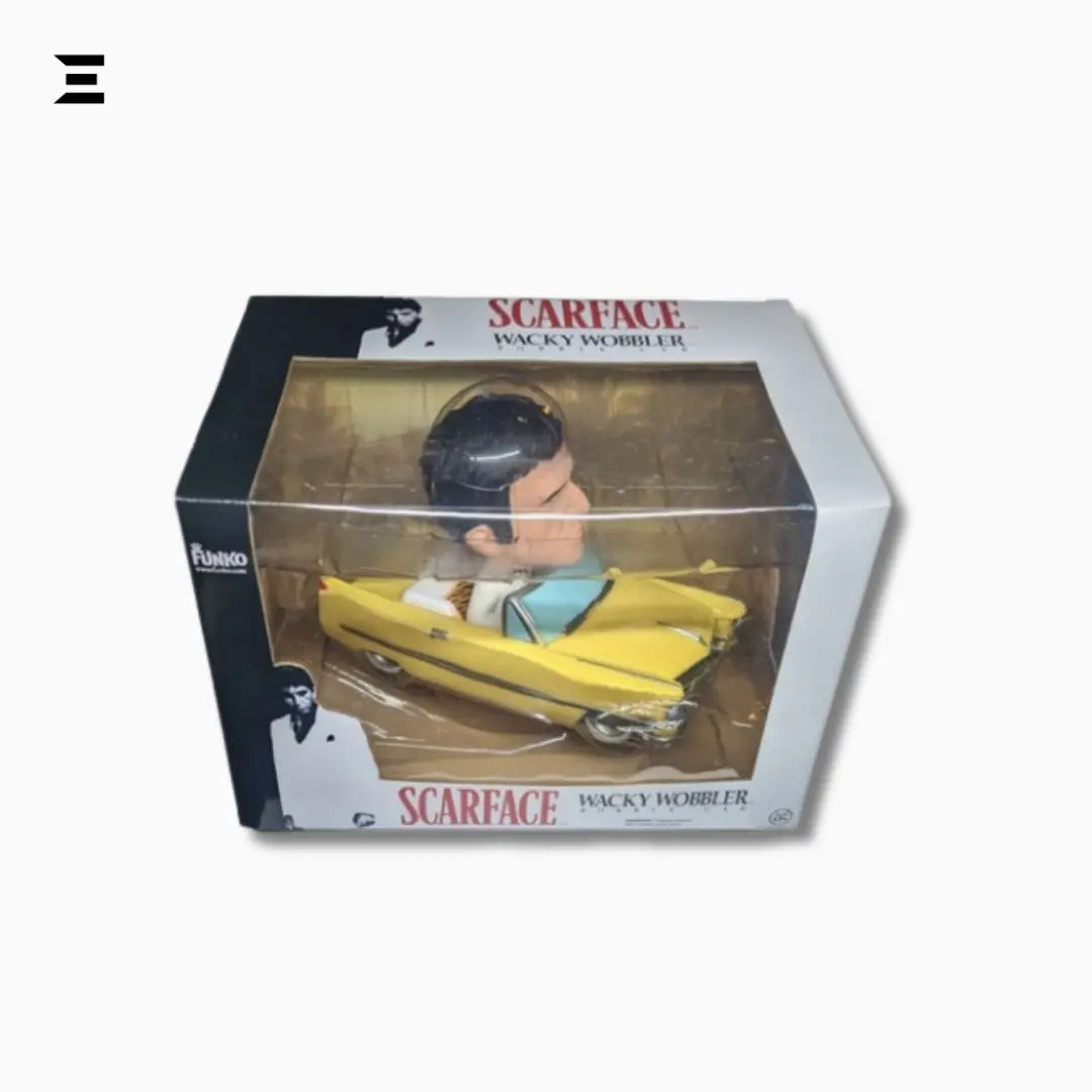 Scarface Wacky Wobbler – Yellow 1963 Cadillac Bobble Car by Funko IBRELIA