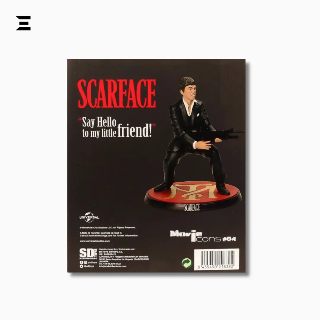 Scarface Tony Montana Figure – “Say Hello to My Little Friend” Collectible Statue IBRELIA