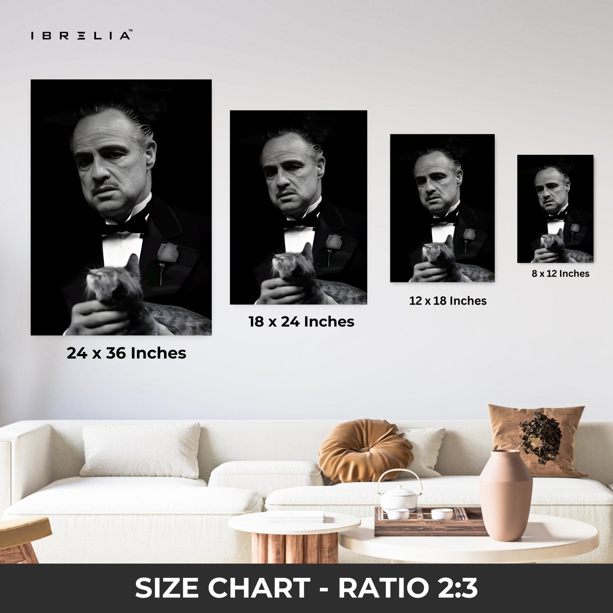 The Godfather Wall Frame | 4K Ultra Wrap Frame Wall Art in Pakistan | IBRELIA™ - IBRELIA