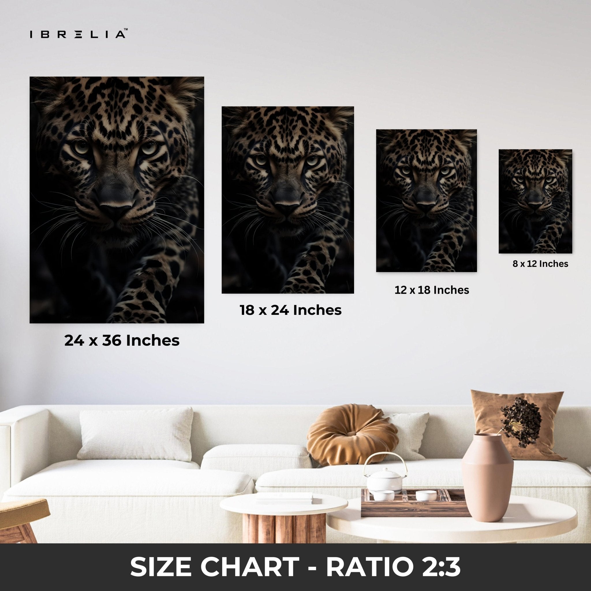 Leopard Eyes 4K Ultra HD Wall Art in Pakistan | IBRELIA™ - IBRELIA