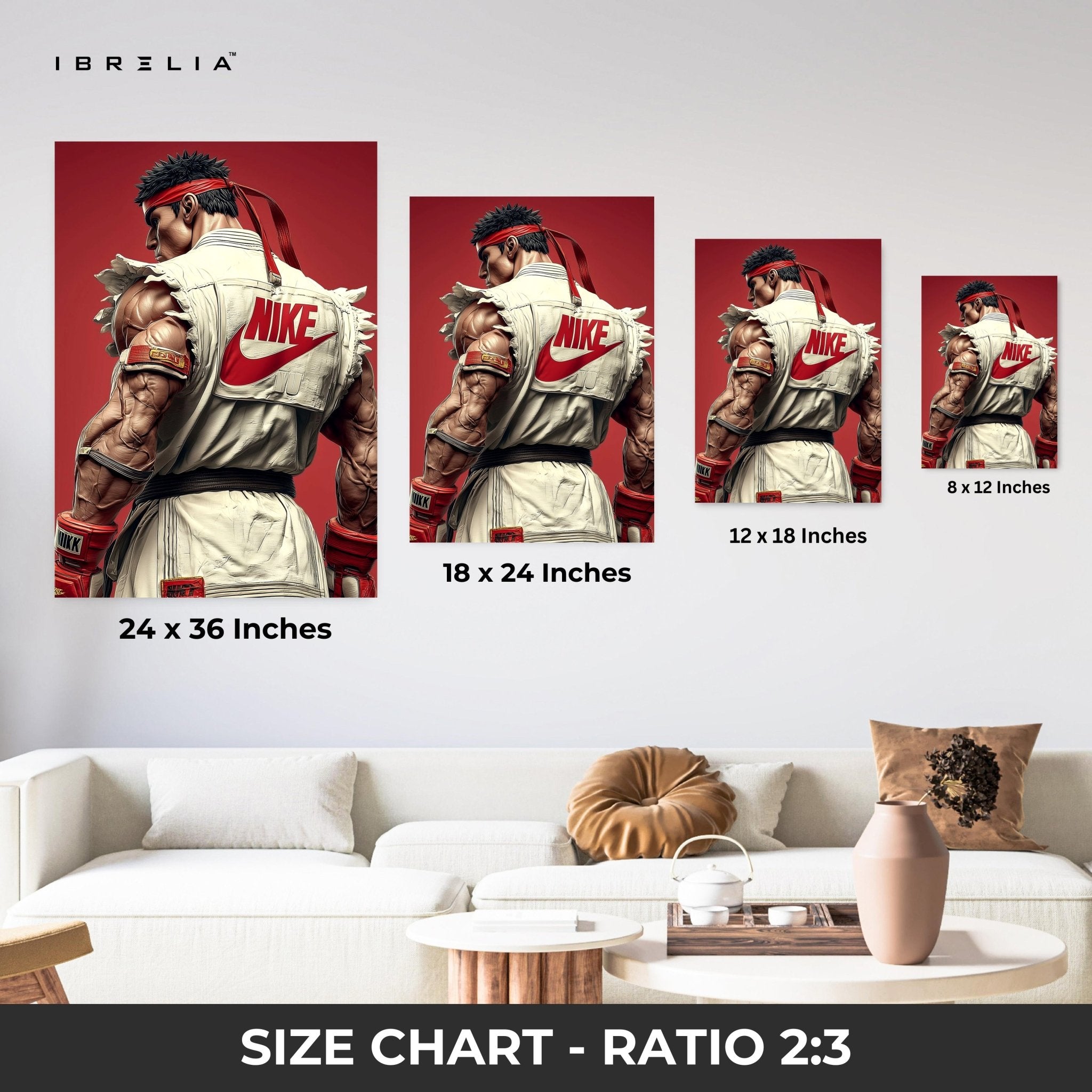 Nike Fighter Wall Frame | 4K Ultra Wrap Frame Wall Art in Pakistan | IBRELIA™ - IBRELIA
