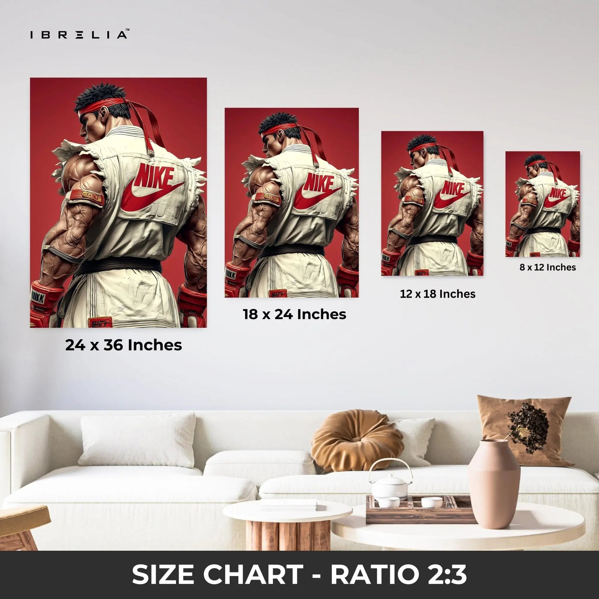 Nike Fighter Wall Frame | 4K Ultra Wrap Frame Wall Art in Pakistan | IBRELIA™ - IBRELIA