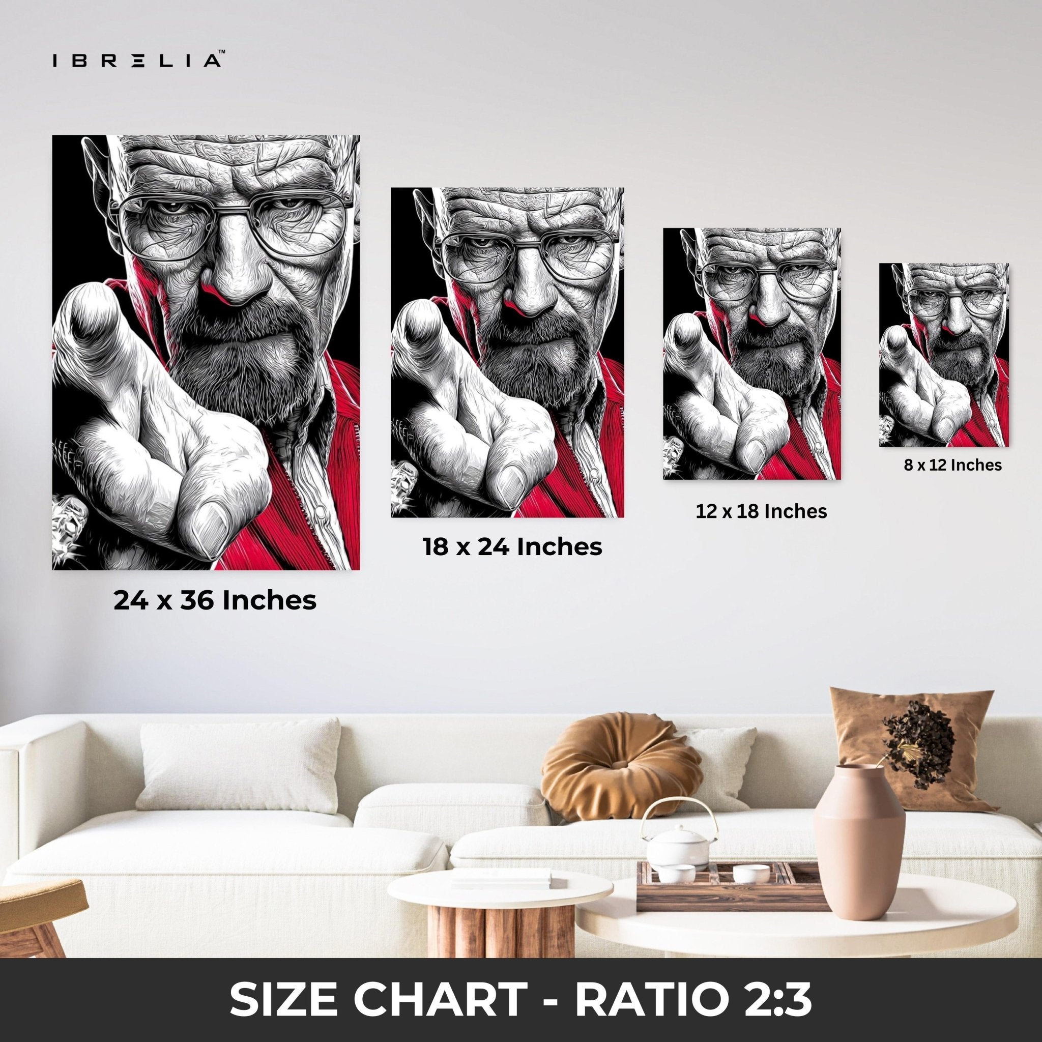 Heisenberg Art Edition – 4K Ultra Wrap Frame Wall Art in Pakistan | IBRELIA™ - IBRELIA