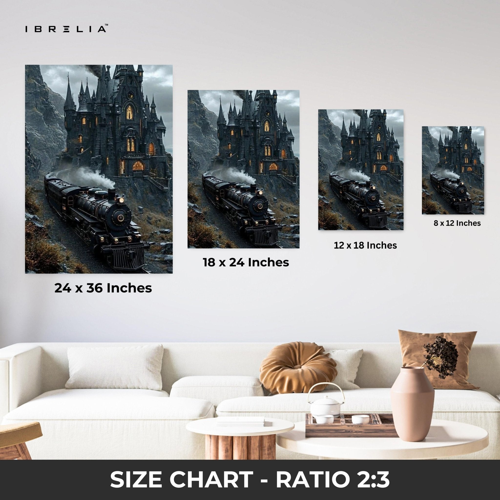 Hogwarts Express Wall Frame | 4K Ultra Wrap Frame Wall Art in Pakistan | IBRELIA™ - IBRELIA