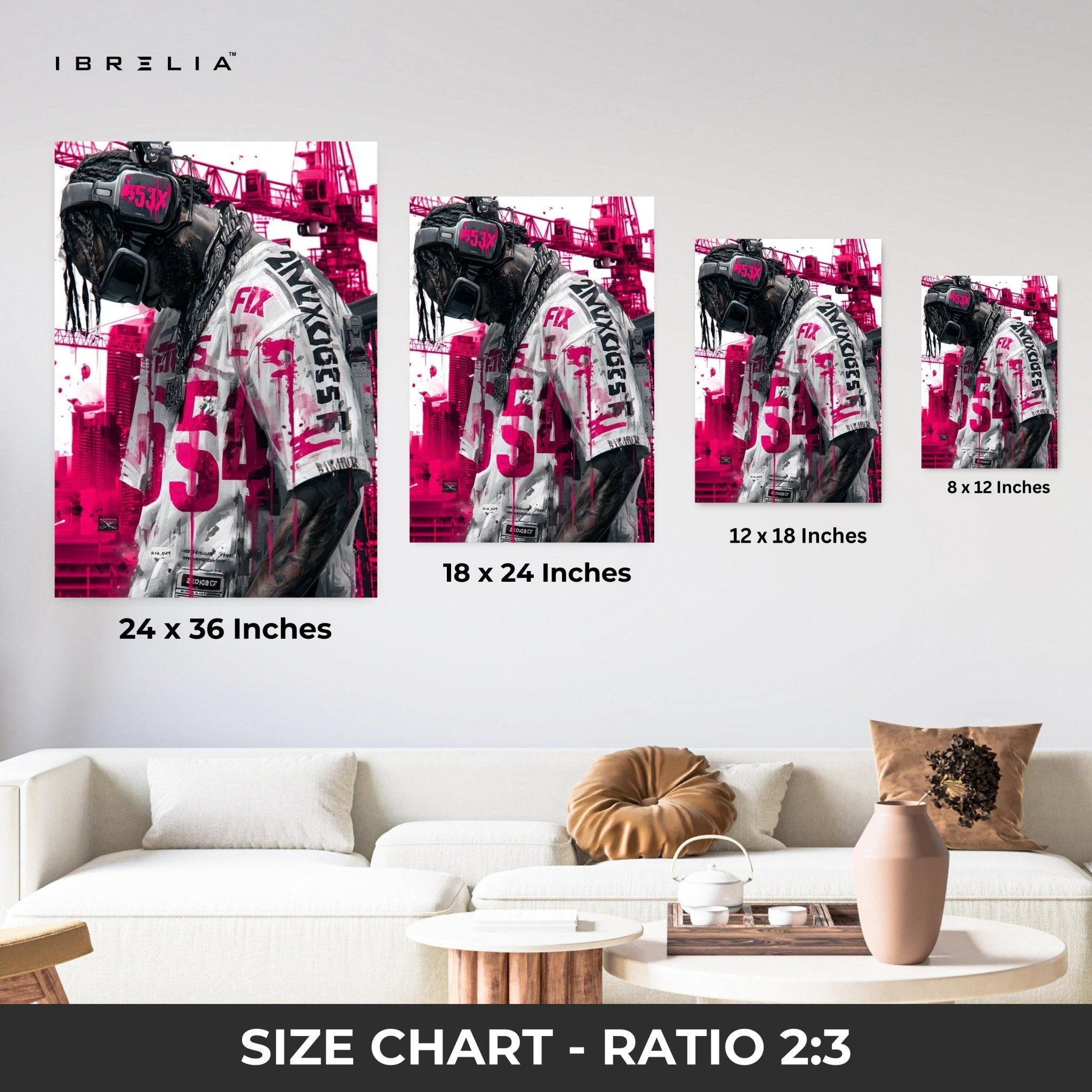Urban Drip Wall Frame | Streetwear Graffiti Art | 4K Ultra Wrap Frame Wall Art in Pakistan | IBRELIA™ - IBRELIA