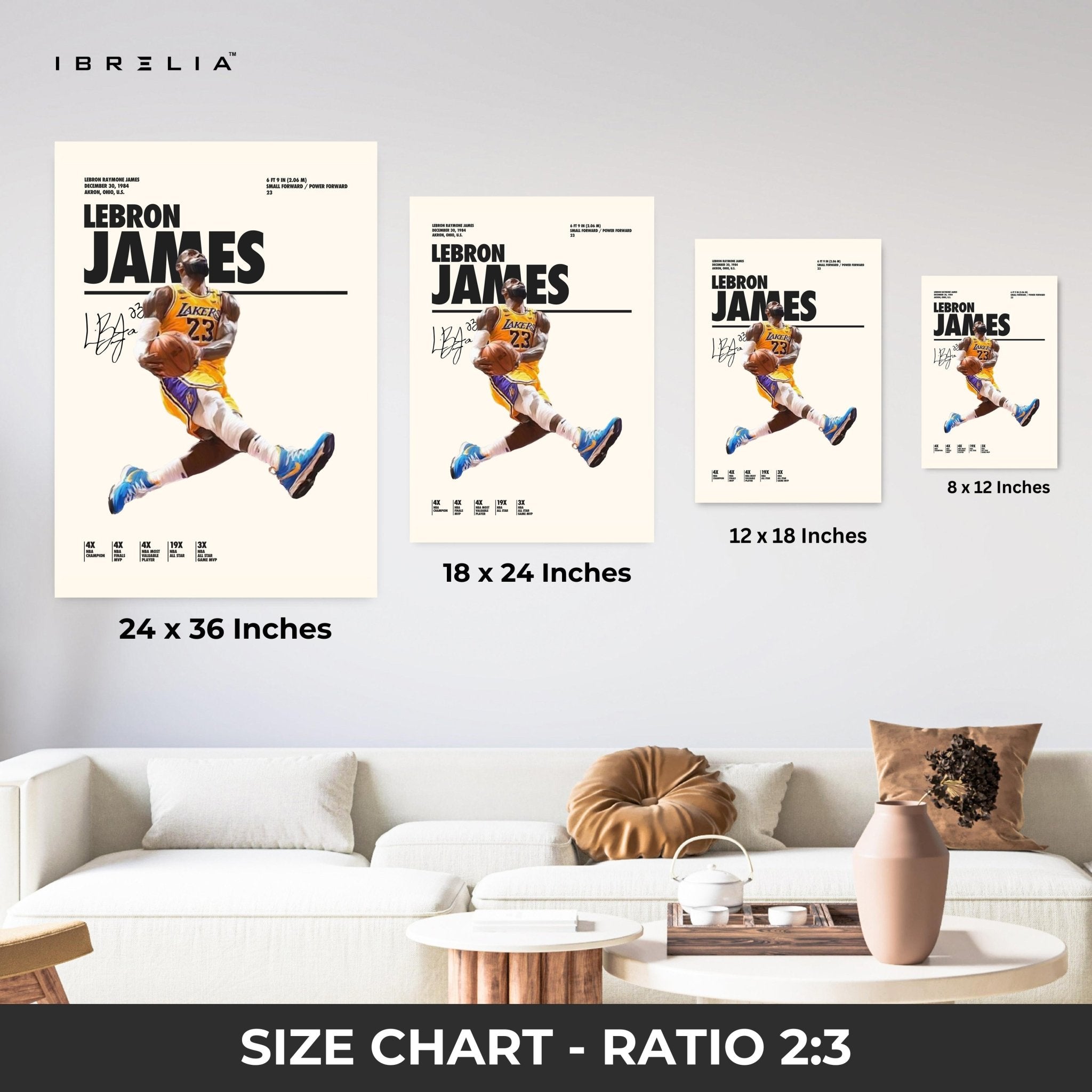 LeBron James Lakers Dunk – 4K Ultra Wrap Frame Wall Art in Pakistan | IBRELIA™ - IBRELIA