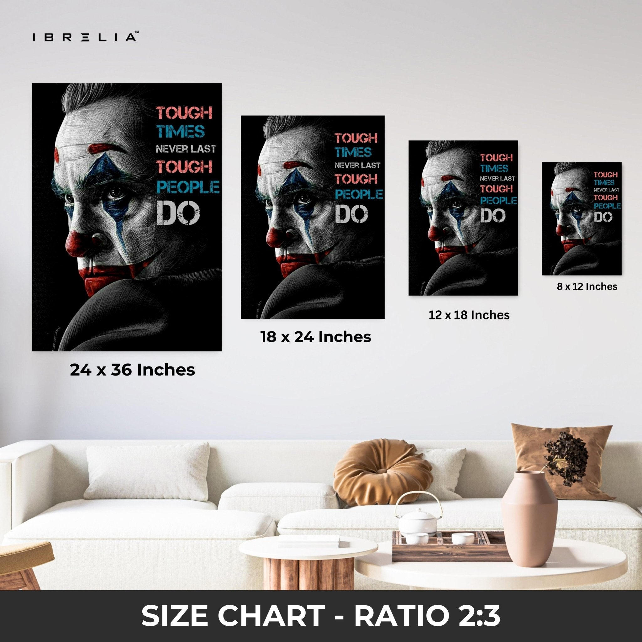 Tough People Do Wall Frame | 4K Ultra Wrap Frame Wall Art in Pakistan | IBRELIA™ - IBRELIA