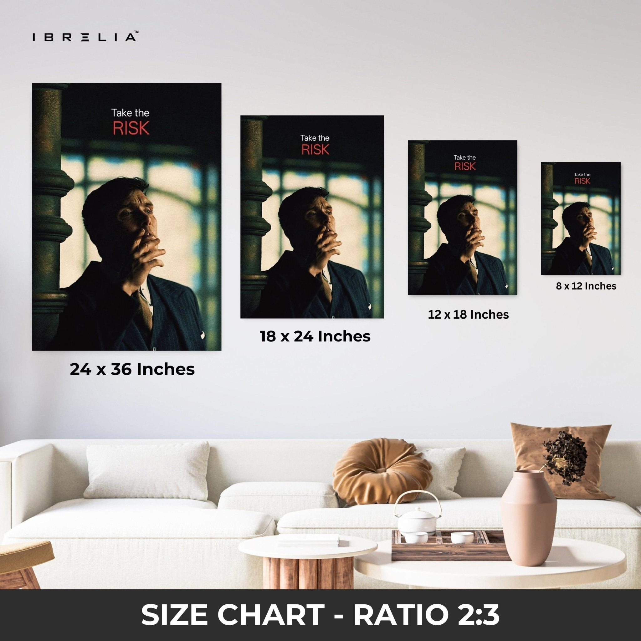 Take The Risk Wall Frame | 4K Ultra Wrap Frame Wall Art in Pakistan | IBRELIA™ - IBRELIA