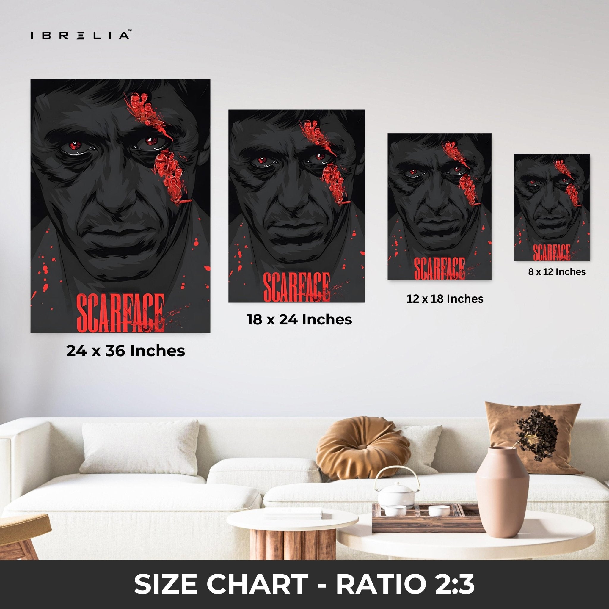 Scarface Wall Art – The Iconic Tony Montana Edition | IBRELIA™ - IBRELIA
