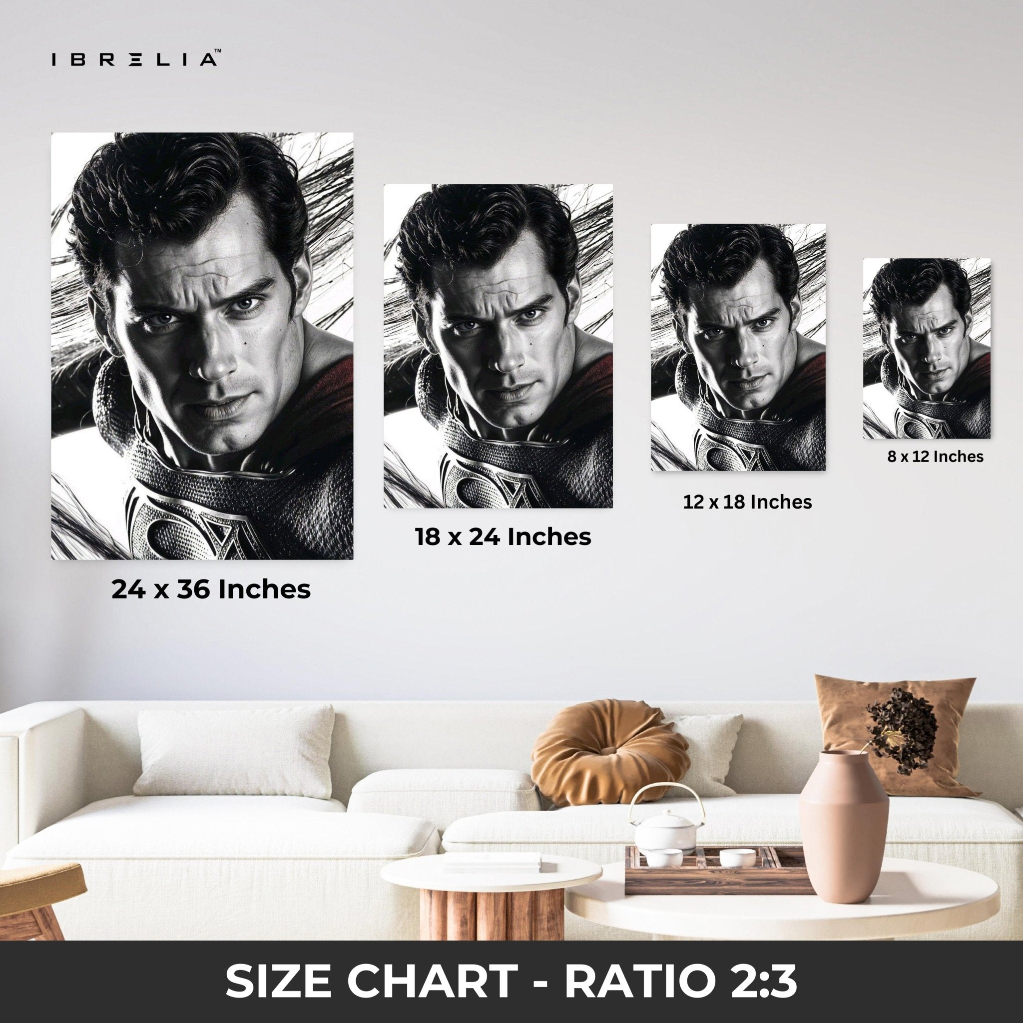 Superman Legacy Wall Frame | 4K Ultra Wrap Frame Wall Art in Pakistan | IBRELIA™ - IBRELIA