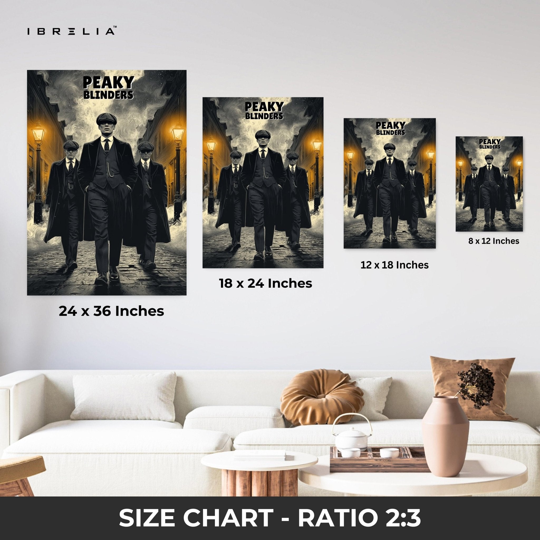Peaky Blinders Street Legends Wall Frame | 4K Ultra Wrap Frame Wall Art in Pakistan | IBRELIA™ - IBRELIA