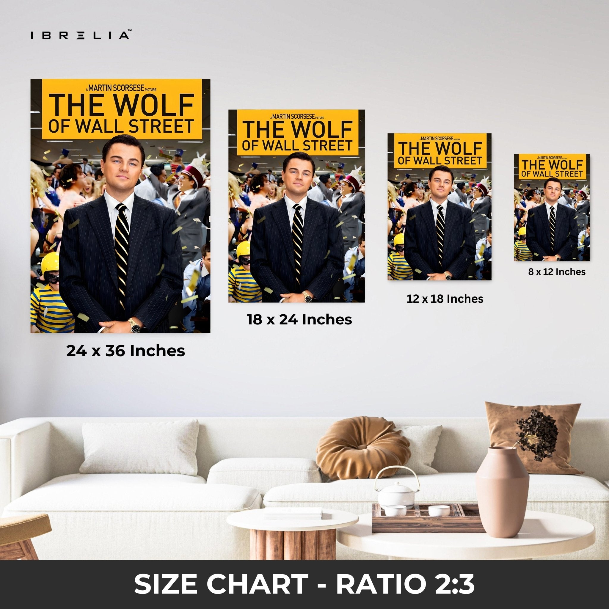 The Wolf of Wall Street Wall Frame | 4K Ultra Wrap Frame Wall Art in Pakistan | IBRELIA™ - IBRELIA