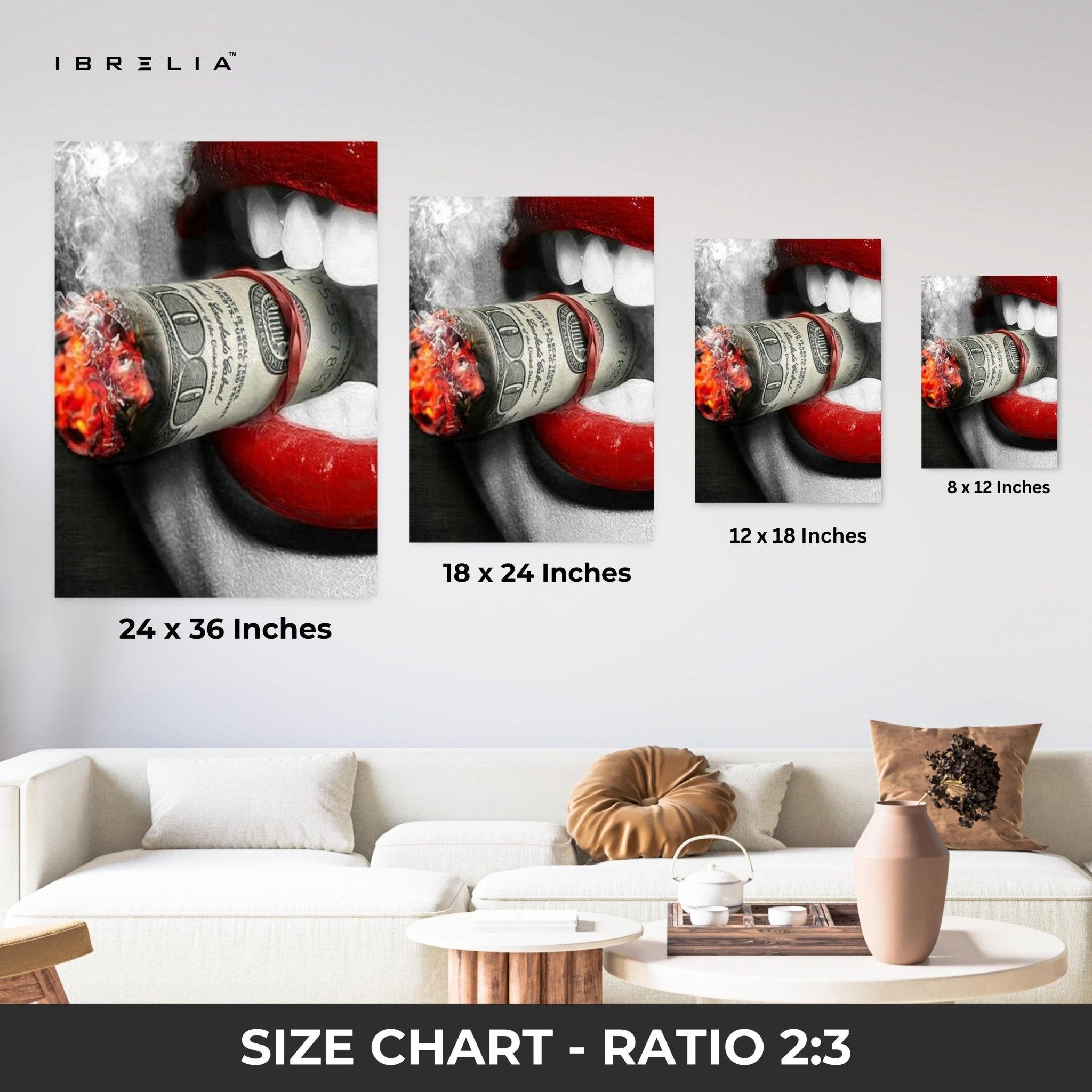 Burning Desire Wall Frame | 4K Ultra Wrap Frame Wall Art in Pakistan | IBRELIA™ - IBRELIA