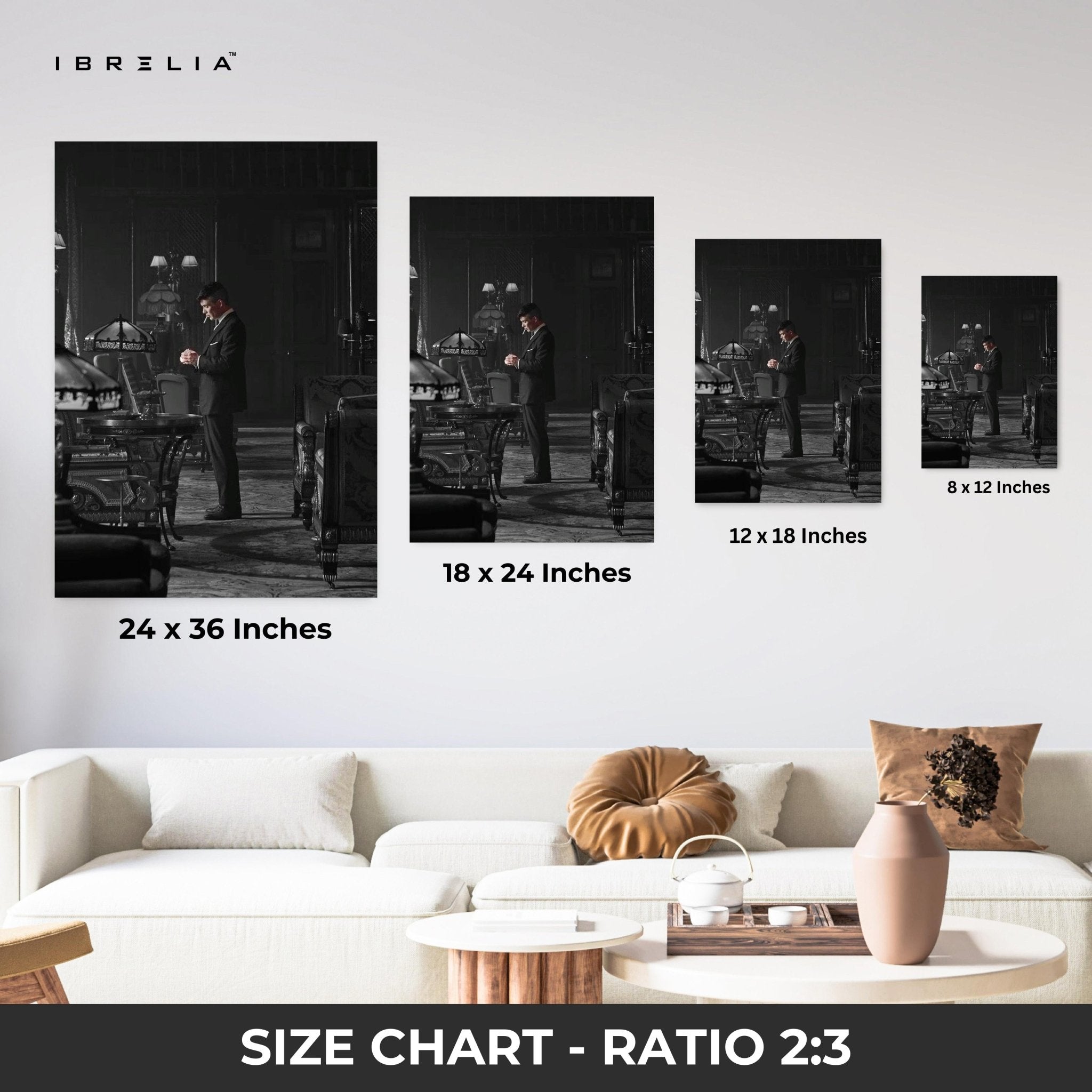 Thomas Shelby Peaky Blinders 4K Ultra Wrap Frame Wall Art in Pakistan | IBRELIA™ - IBRELIA