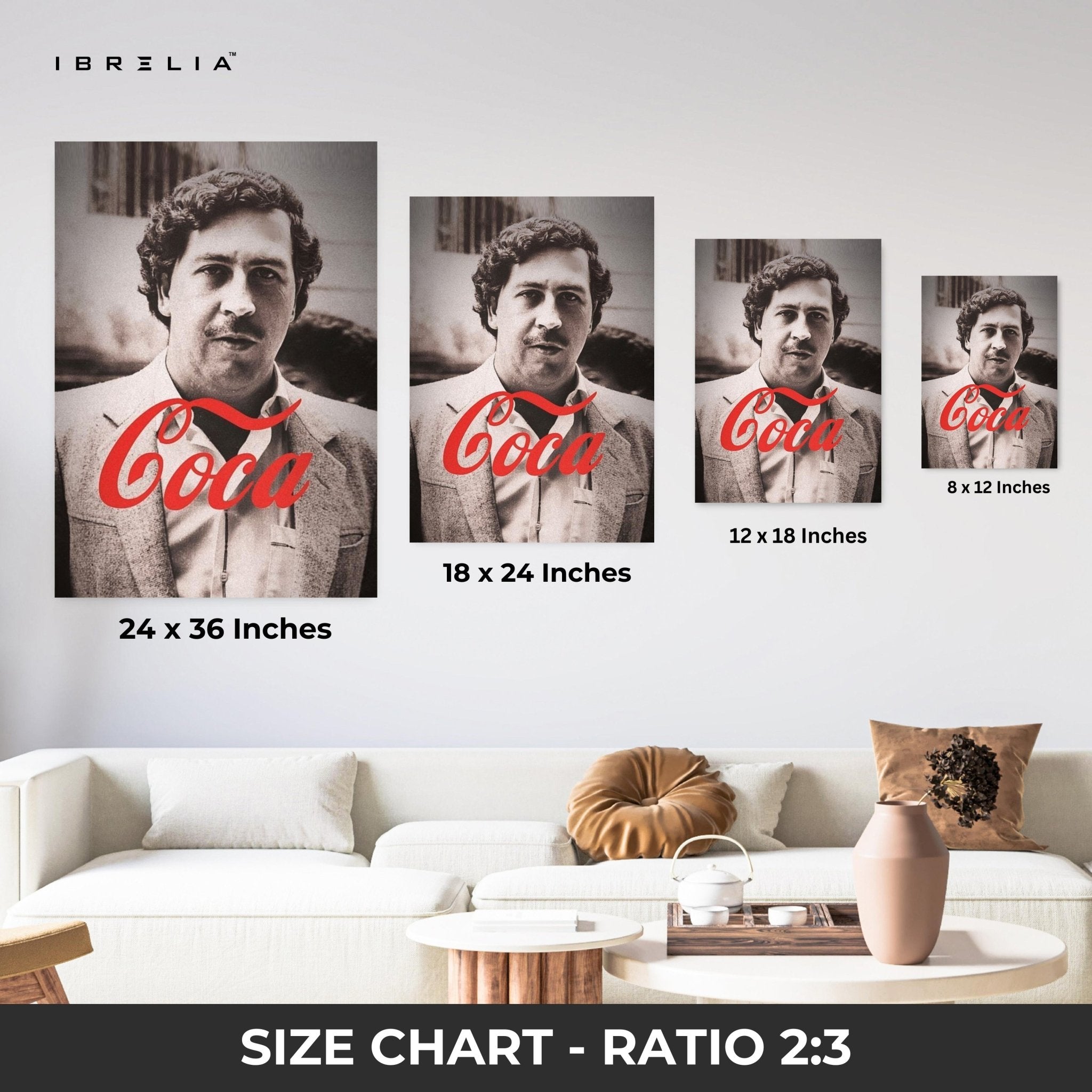 Coca King Vintage Wall Frame | 4K Ultra Wrap Frame Wall Art in Pakistan | IBRELIA™ - IBRELIA
