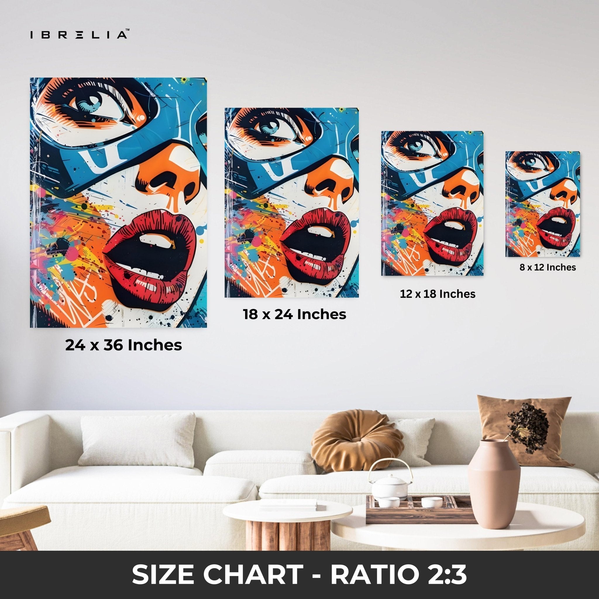 Captain America “Graffiti Pop” Wall Frame | 4K Ultra Wrap Frame Wall Art in Pakistan | IBRELIA™ - IBRELIA