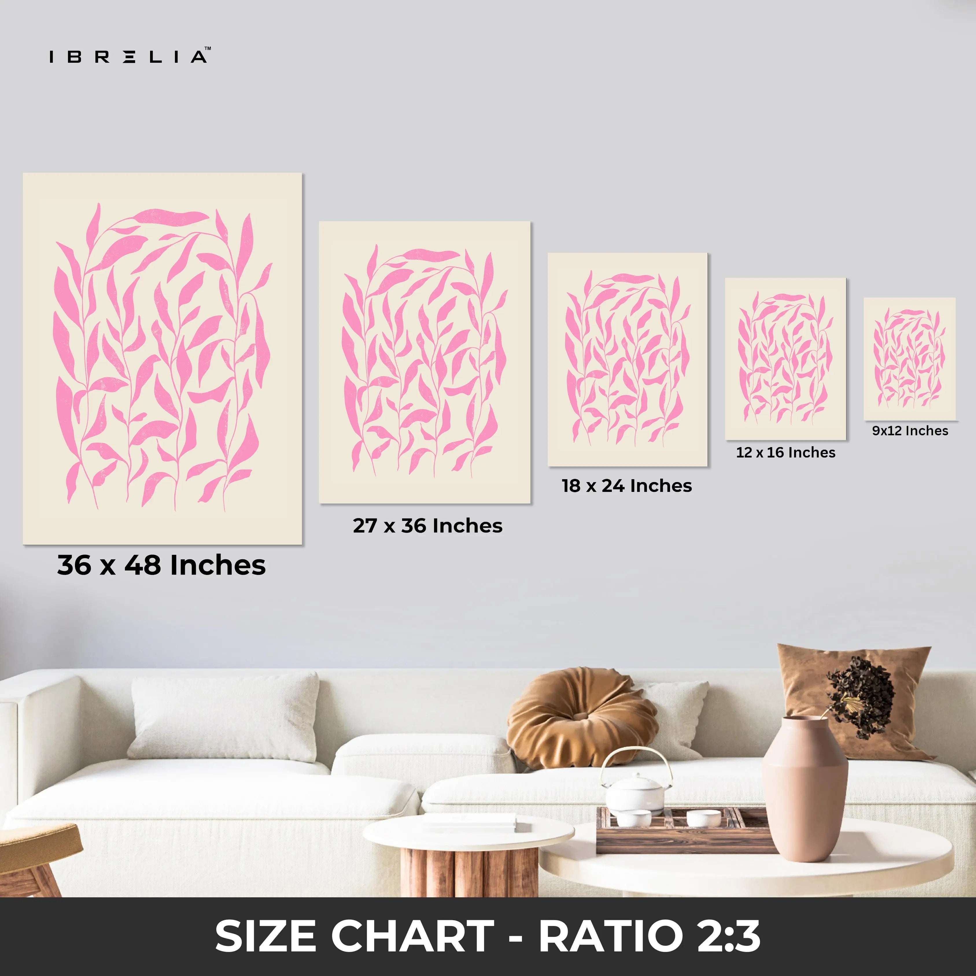 Picasso Love Pink Collection 3 Panel 4K Ultra HD Wall Art in Pakistan | IBRELIA™ IBRELIA