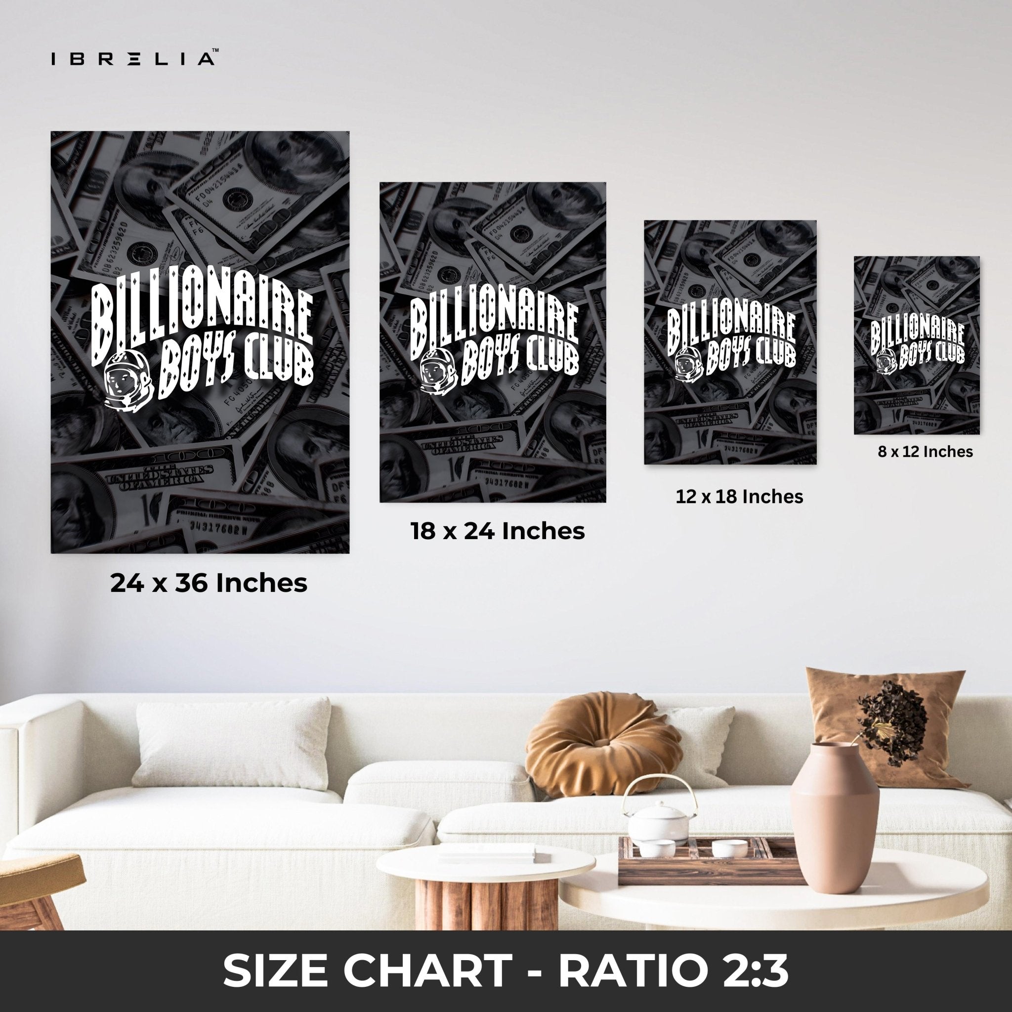 Billionaire Boys Club Pop Art – 4K Ultra Wrap Frame Wall Art in Pakistan | IBRELIA™ - IBRELIA