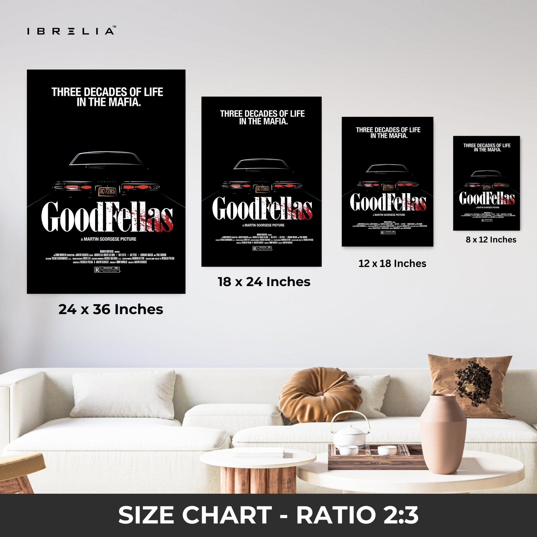 Goodfellas – Three Decades of Life in the Mafia 4K Ultra Wrap Frame Wall Art in Pakistan | IBRELIA™ - IBRELIA