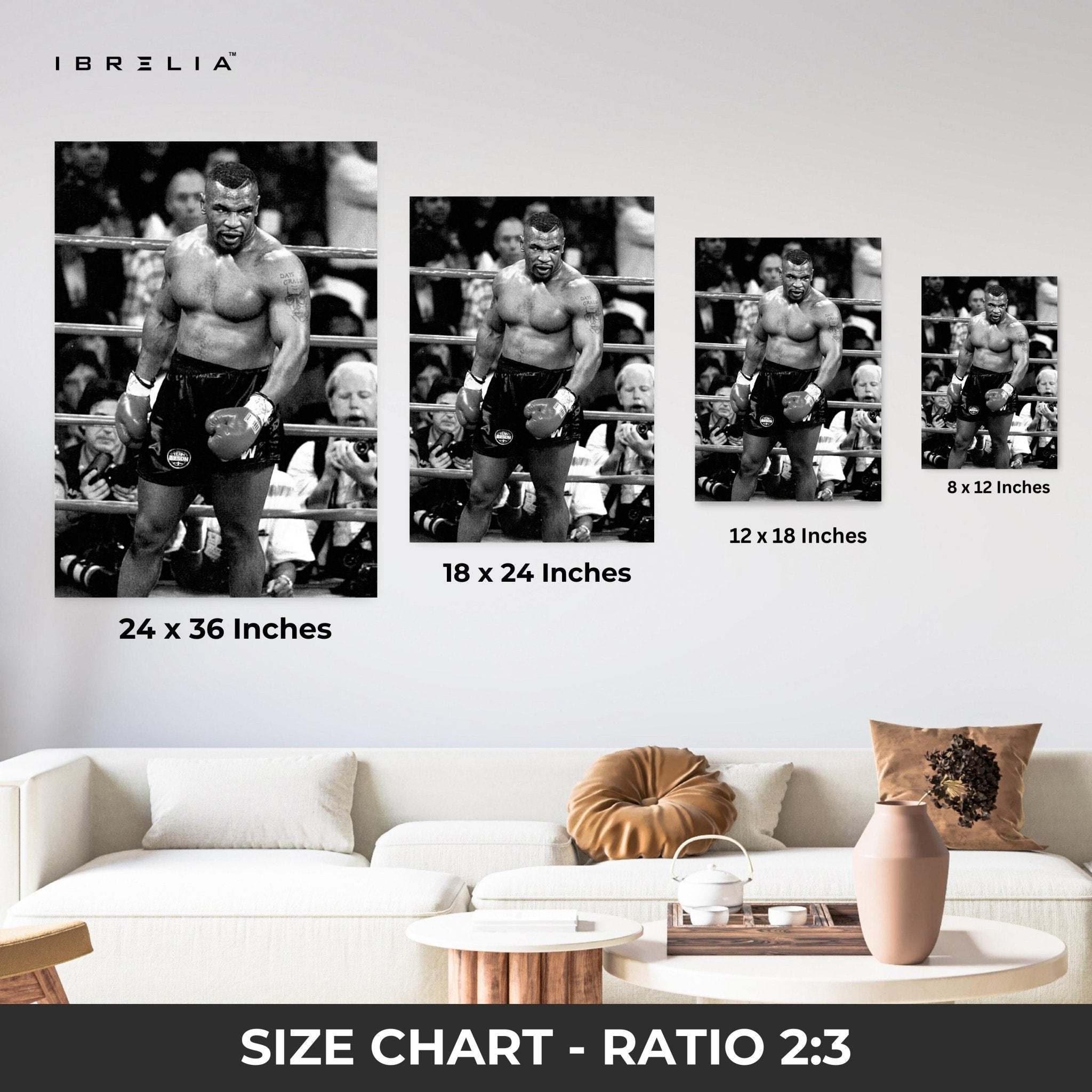 Mike Tyson – The Iron Legend 4K Ultra Wrap Frame Wall Art in Pakistan | IBRELIA™ - IBRELIA