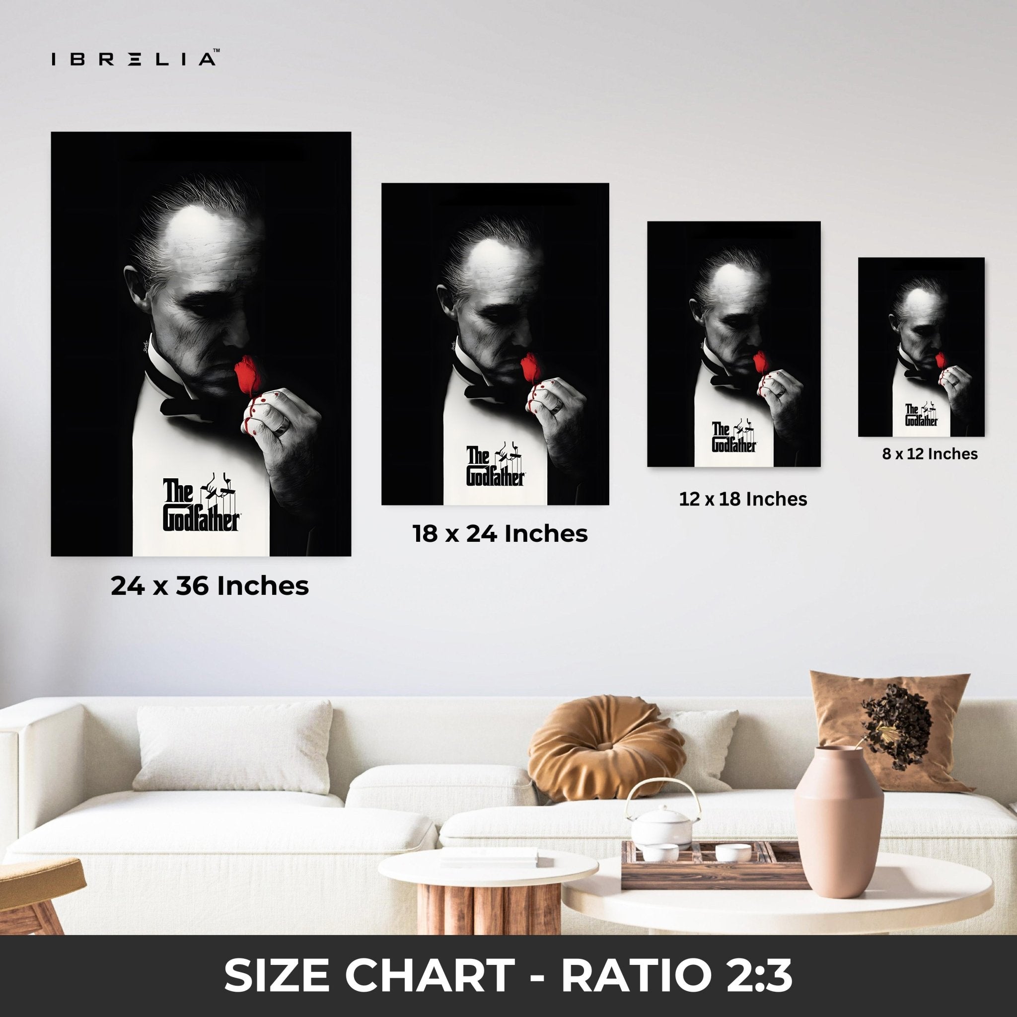 The Godfather – 4K Ultra Wrap Frame Wall Art in Pakistan | IBRELIA™ - IBRELIA