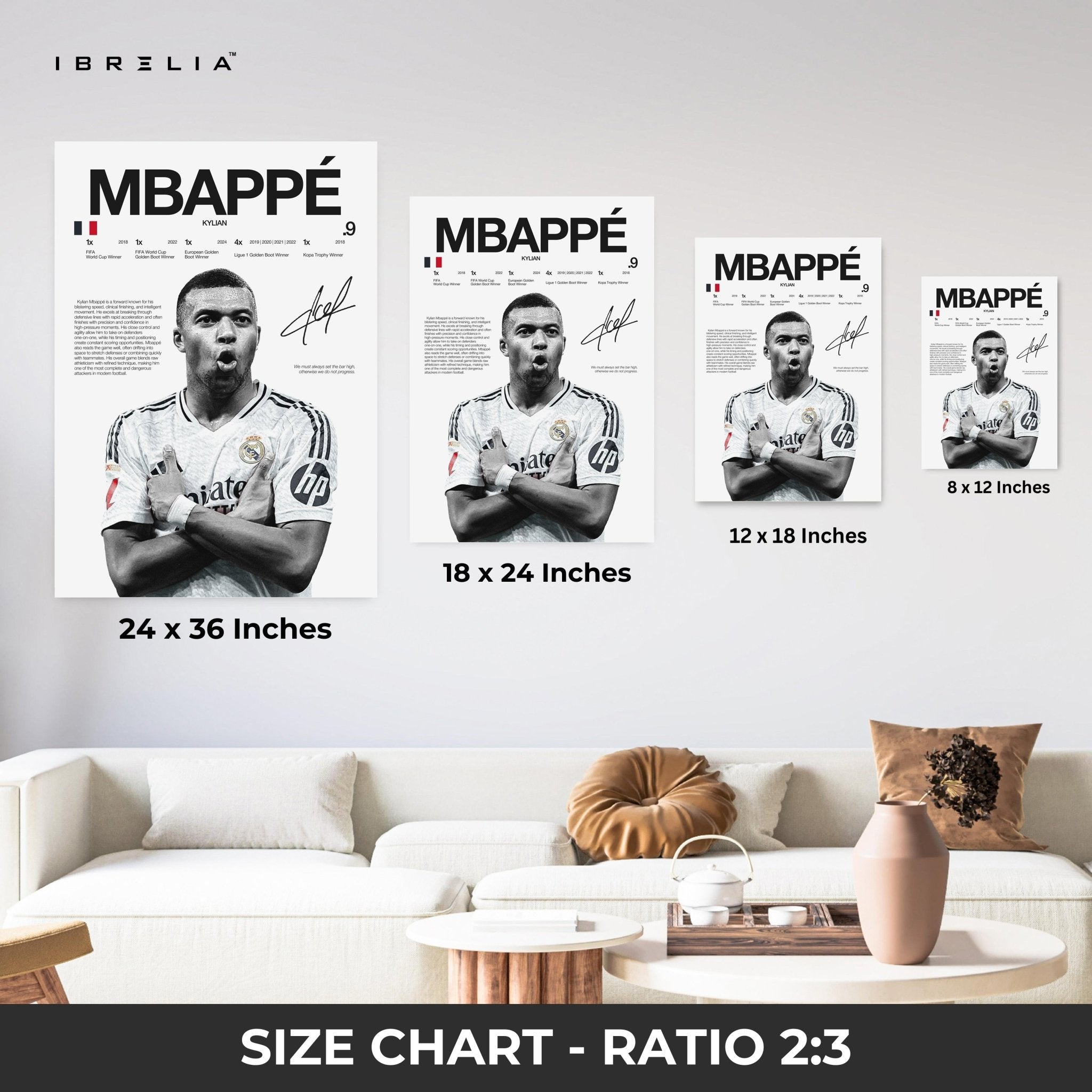 Kylian Mbappé – Real Madrid Era 4K Ultra Wrap Frame Wall Art in Pakistan | IBRELIA™ - IBRELIA