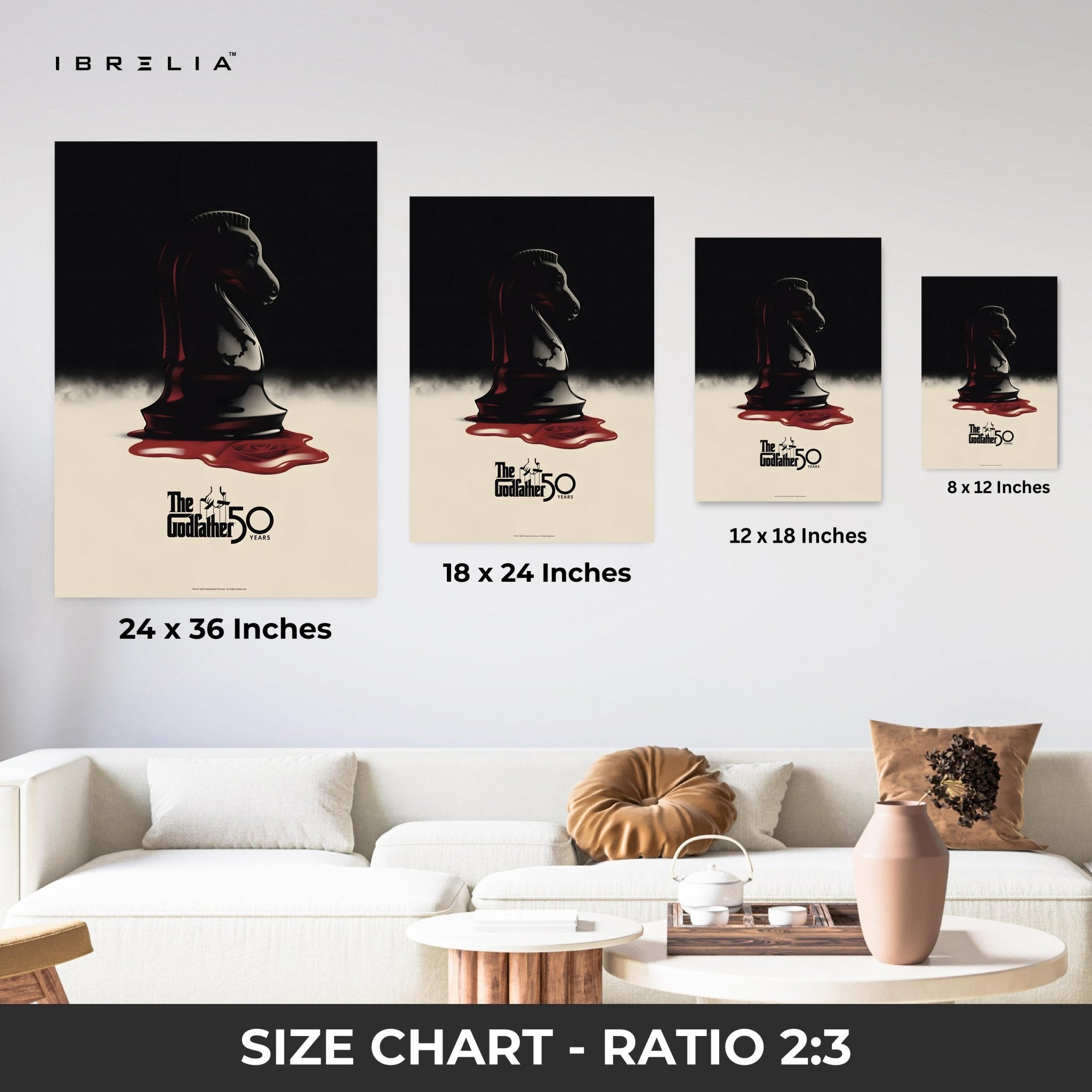 The Godfather 50th Anniversary Edition 4K Ultra Wrap Frame Wall Art in Pakistan | IBRELIA™ - IBRELIA
