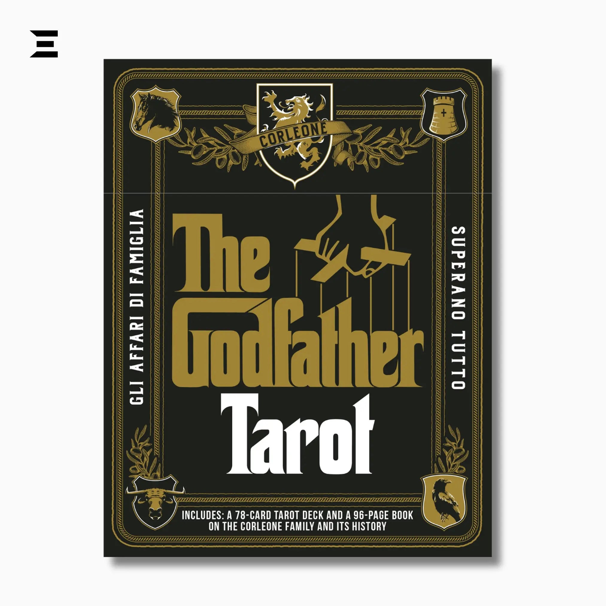 The Godfather Tarot – 78 - Card Deck with Companion Book on the Corleone Family - IBRELIA